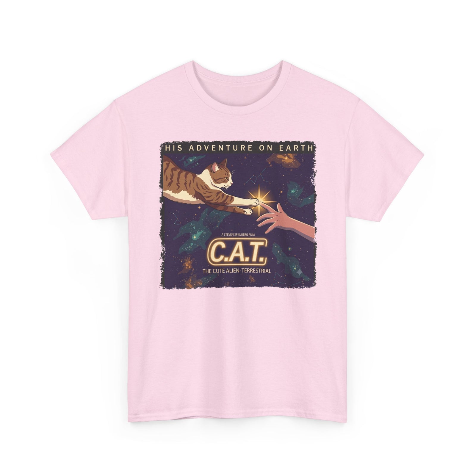 Cat Space Tee — "C.A.T. The Interstellar Traveler" Graphic T-Shirt