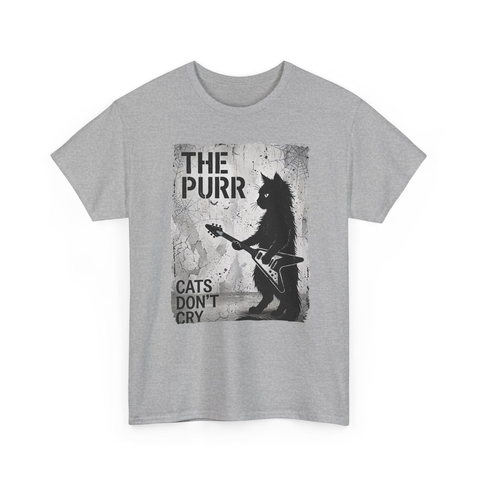 Purr Cats Don't Cry T-Shirt — Cute Cat Graphic Tee