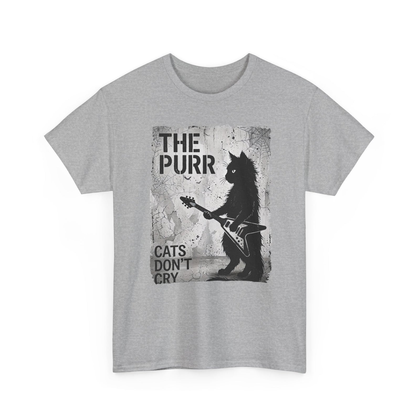 Purr Cats Don't Cry T-Shirt — Cute Cat Graphic Tee