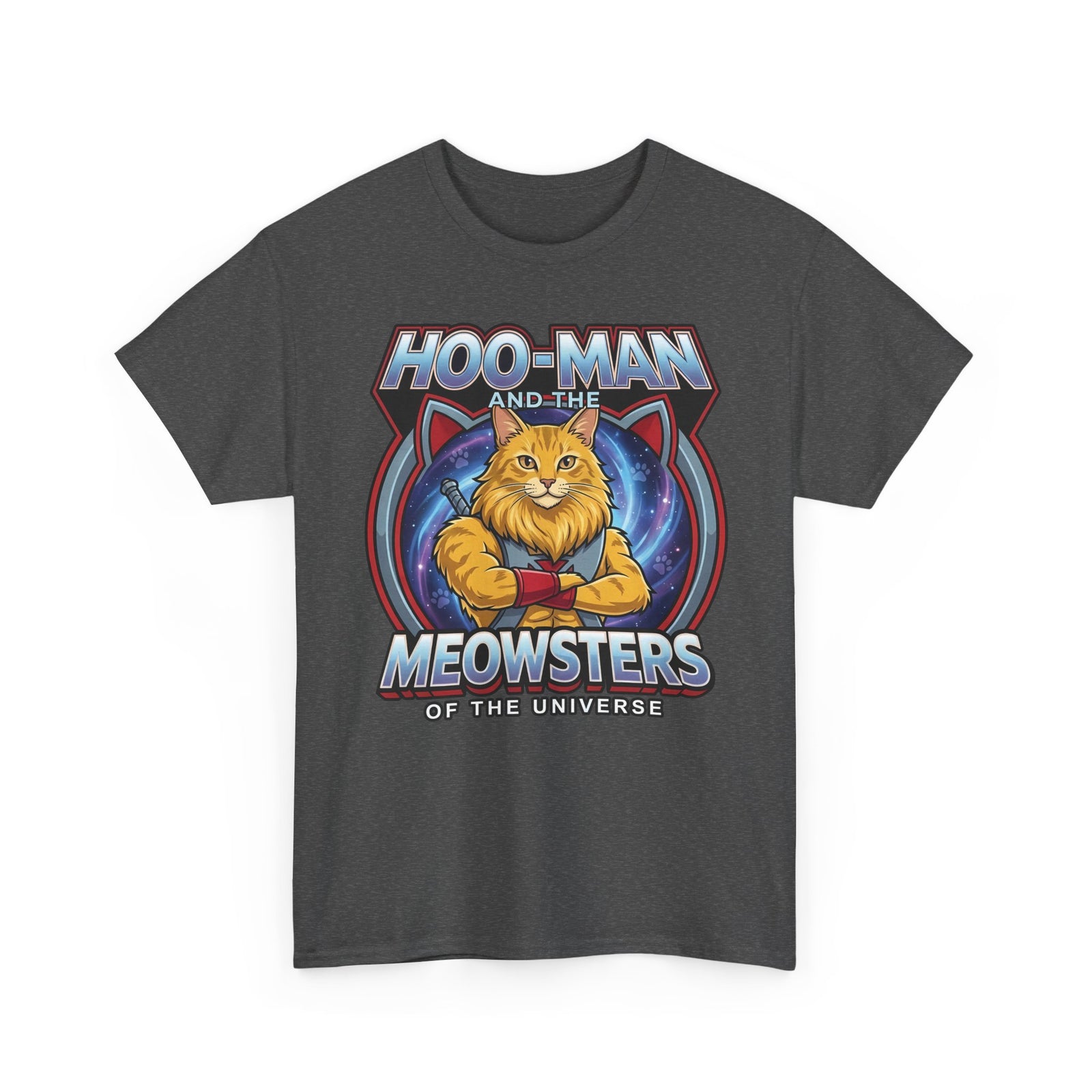 Hoo-Man and the Meowsters of the Universe T-Shirt