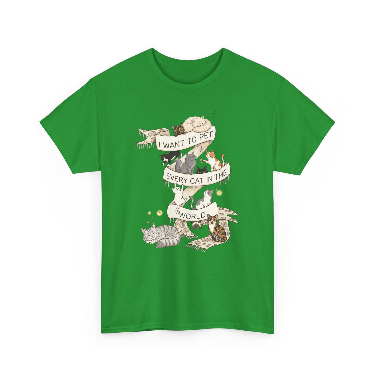 I Want to Pet Every Cat in the World T-Shirt — Cat Lover Tee