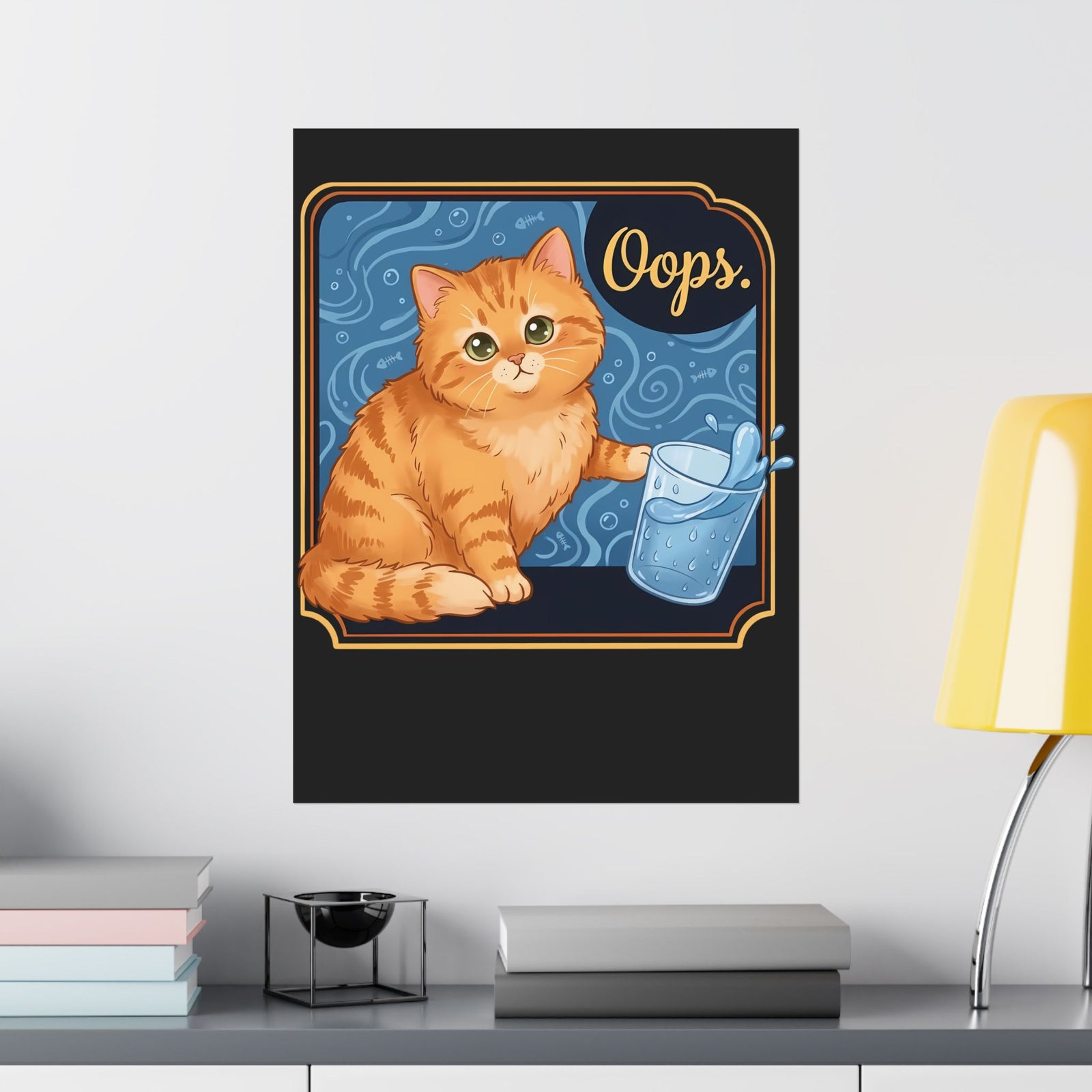 "I Do What I Want" Cat Poster Funny Rebellious Cat Poster