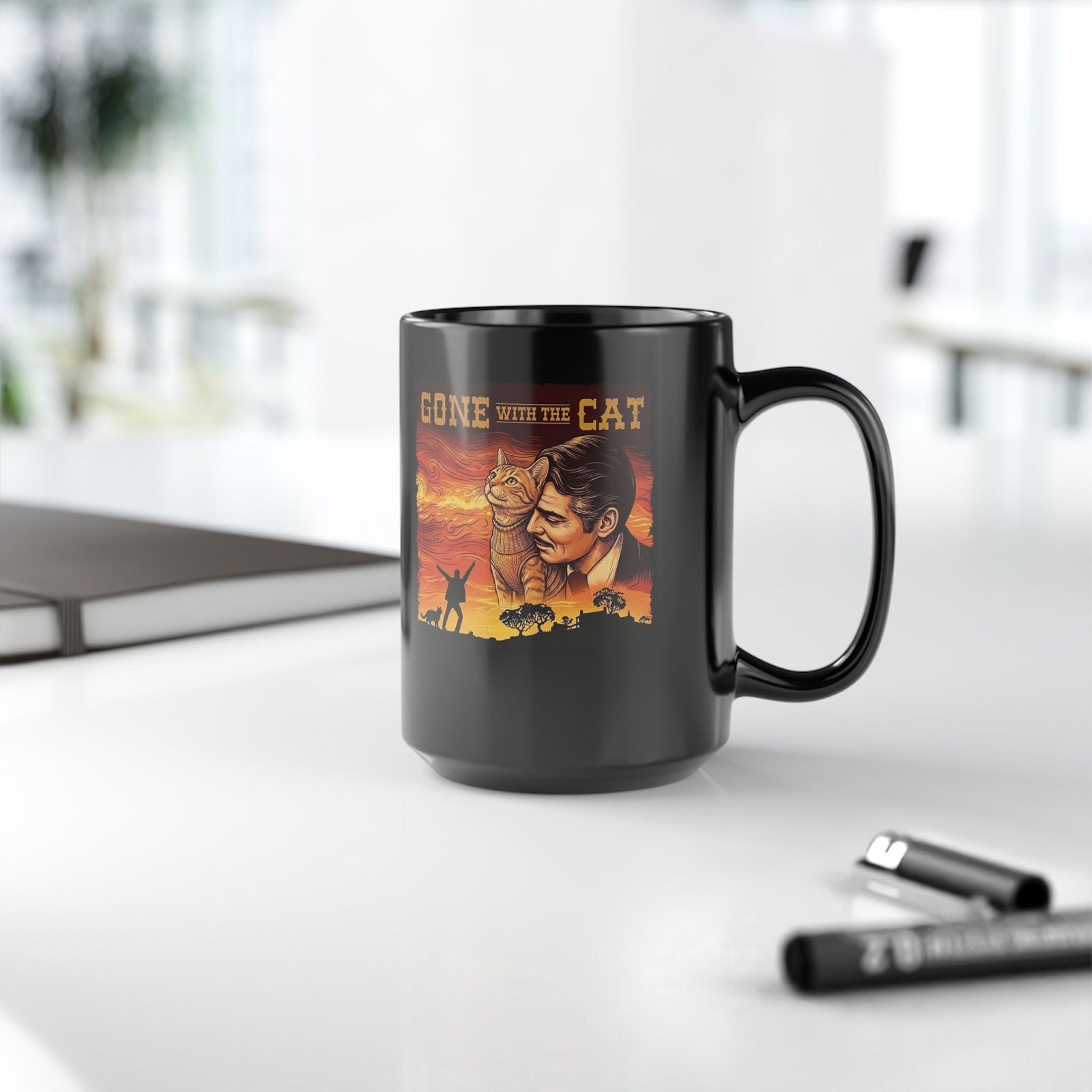 Gone with the Cat T‑Mug