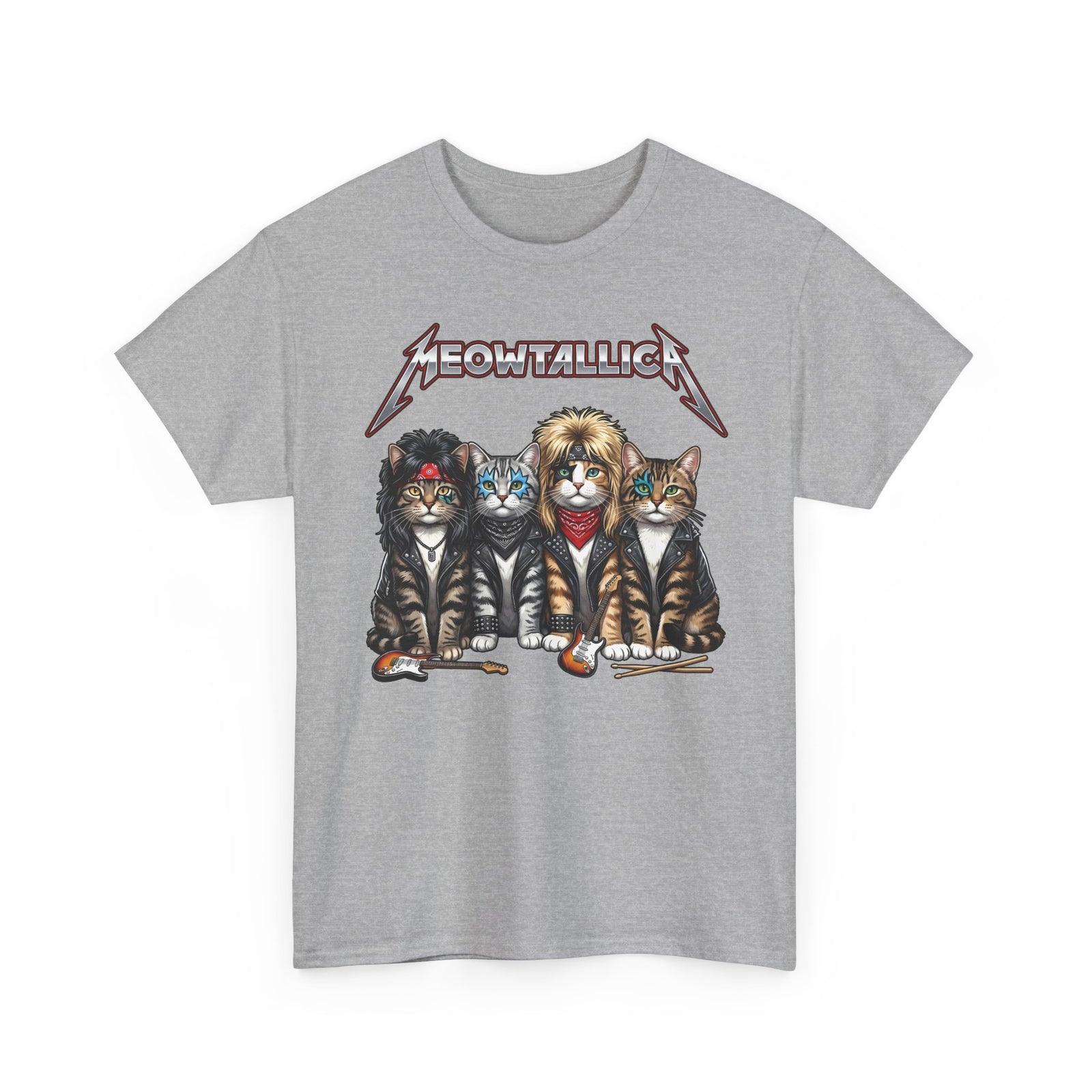Meowtallica Heavy Metal Cat T-Shirt