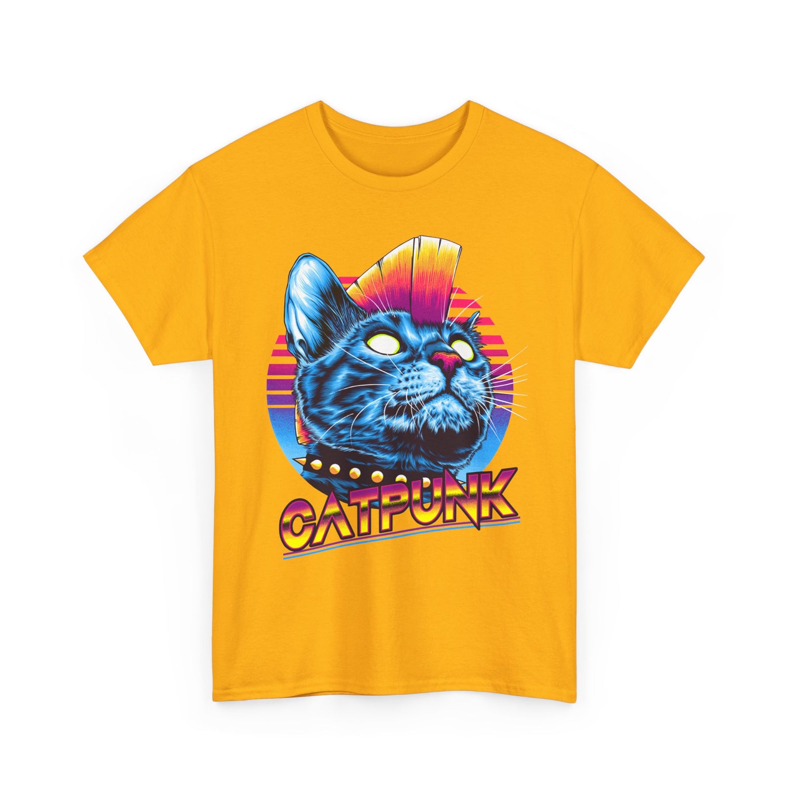 Cat Punk T-Shirt — Punk Rock Cat Graphic Tee