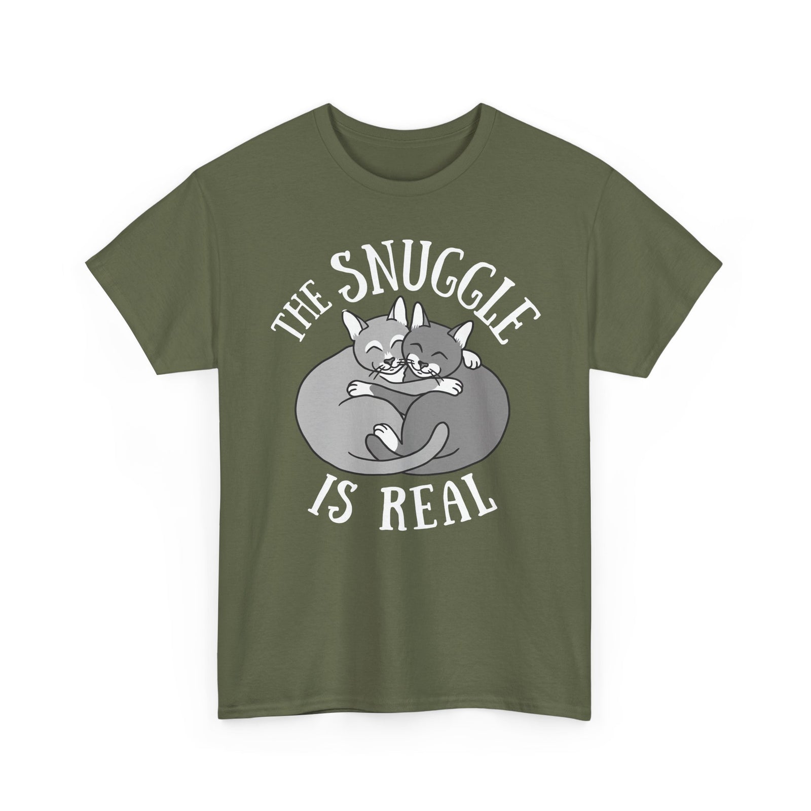 The Snuggle Is Real Cat Lover T-Shirt