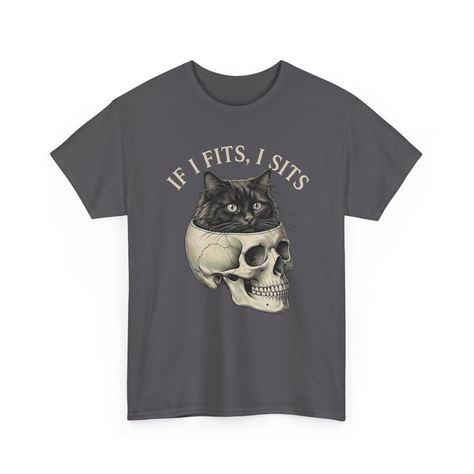 Cat 'If I Fits I Sits' T-Shirt