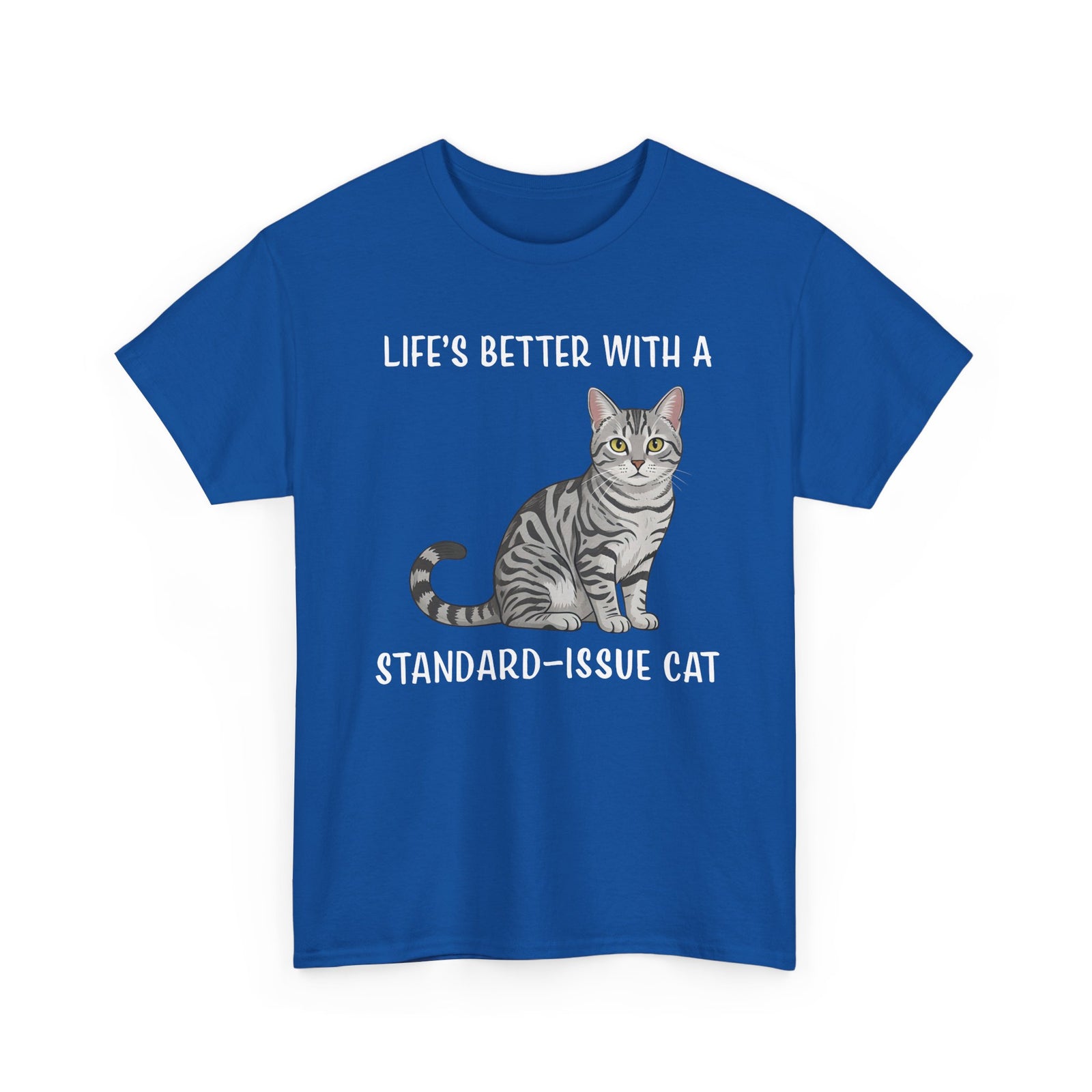 Standard Issue Cat T-Shirt Cute Graphic Cat Tee