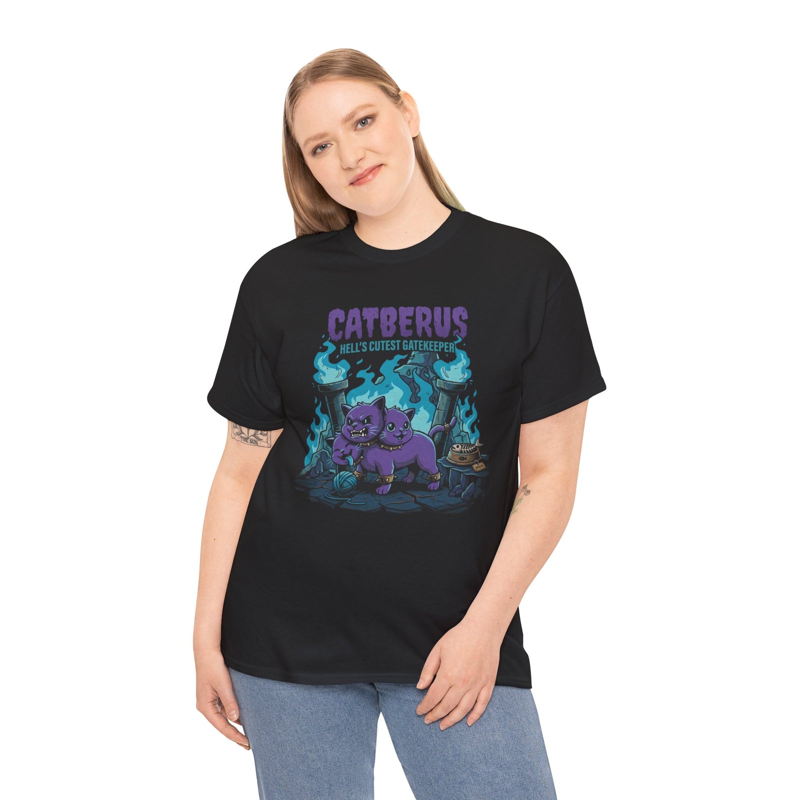 Catberus Spooky Cat T-Shirt