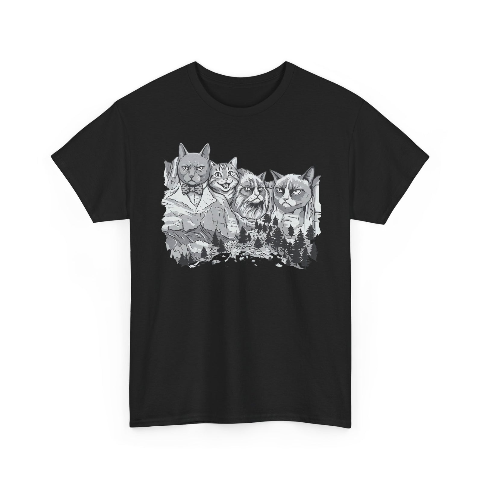 Rushmeow Graphic Tee — Cat Lover T-Shirt