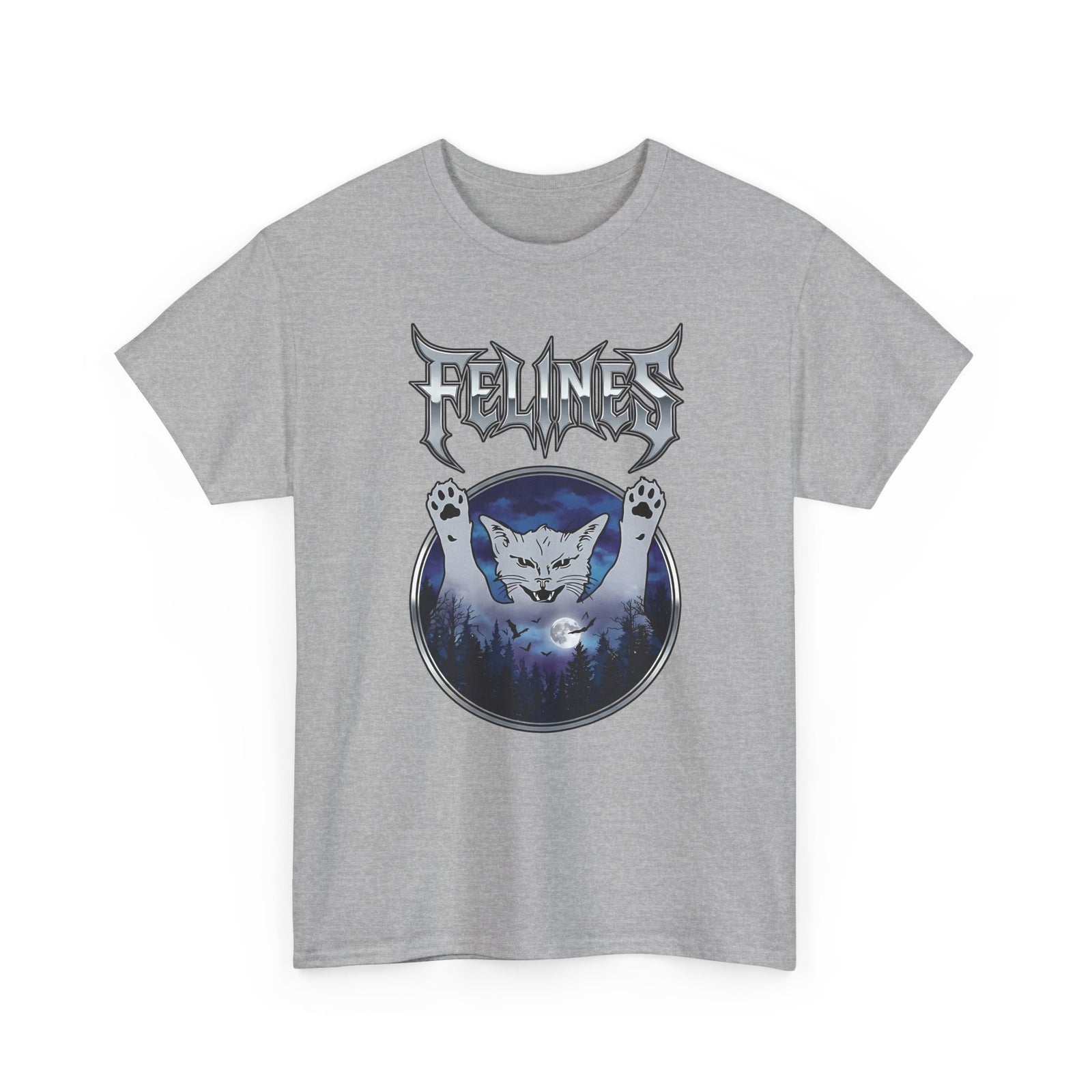 Felines Ghost T-Shirt — Spooky Cat Graphic Tee