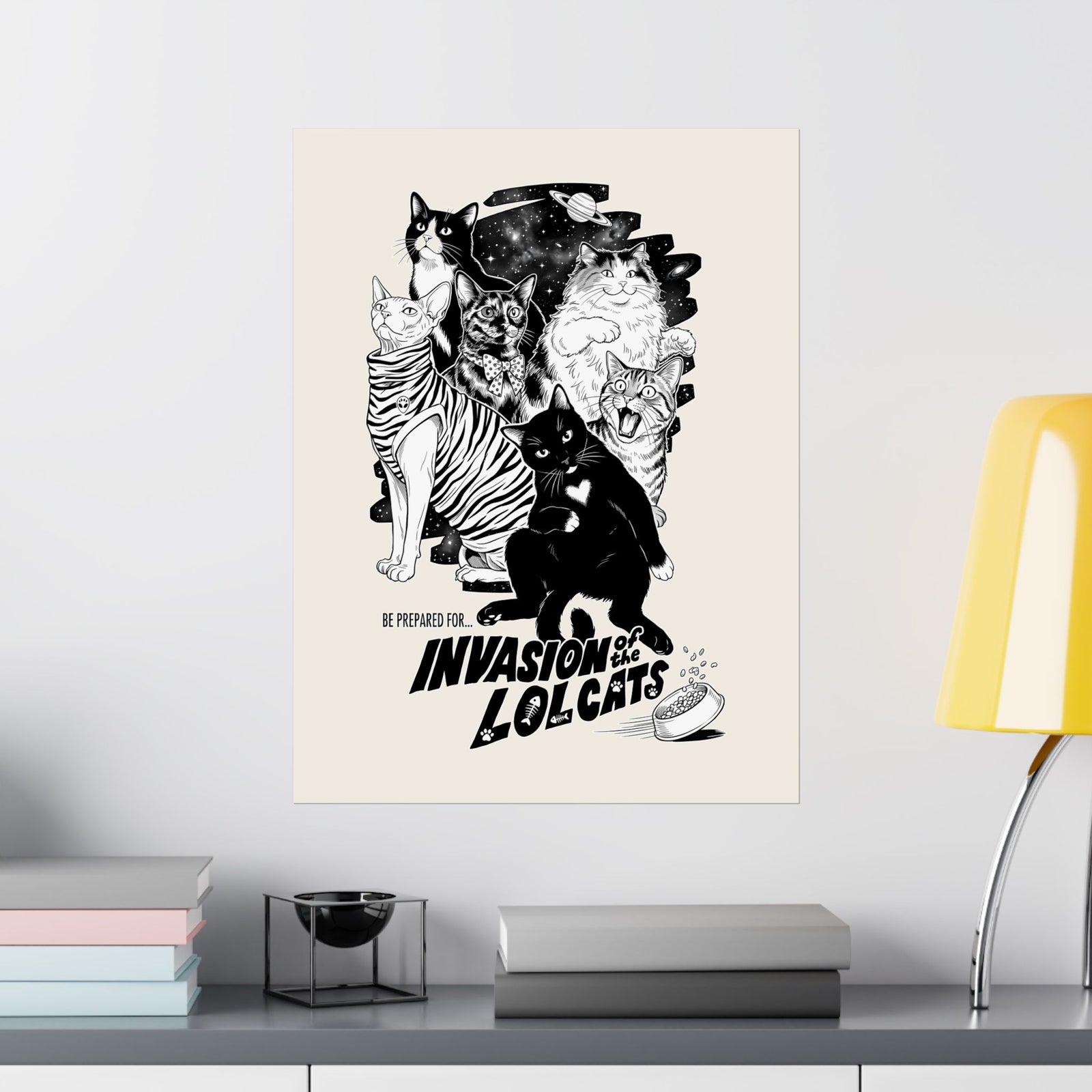 Invasion of the LOLCATS Poster