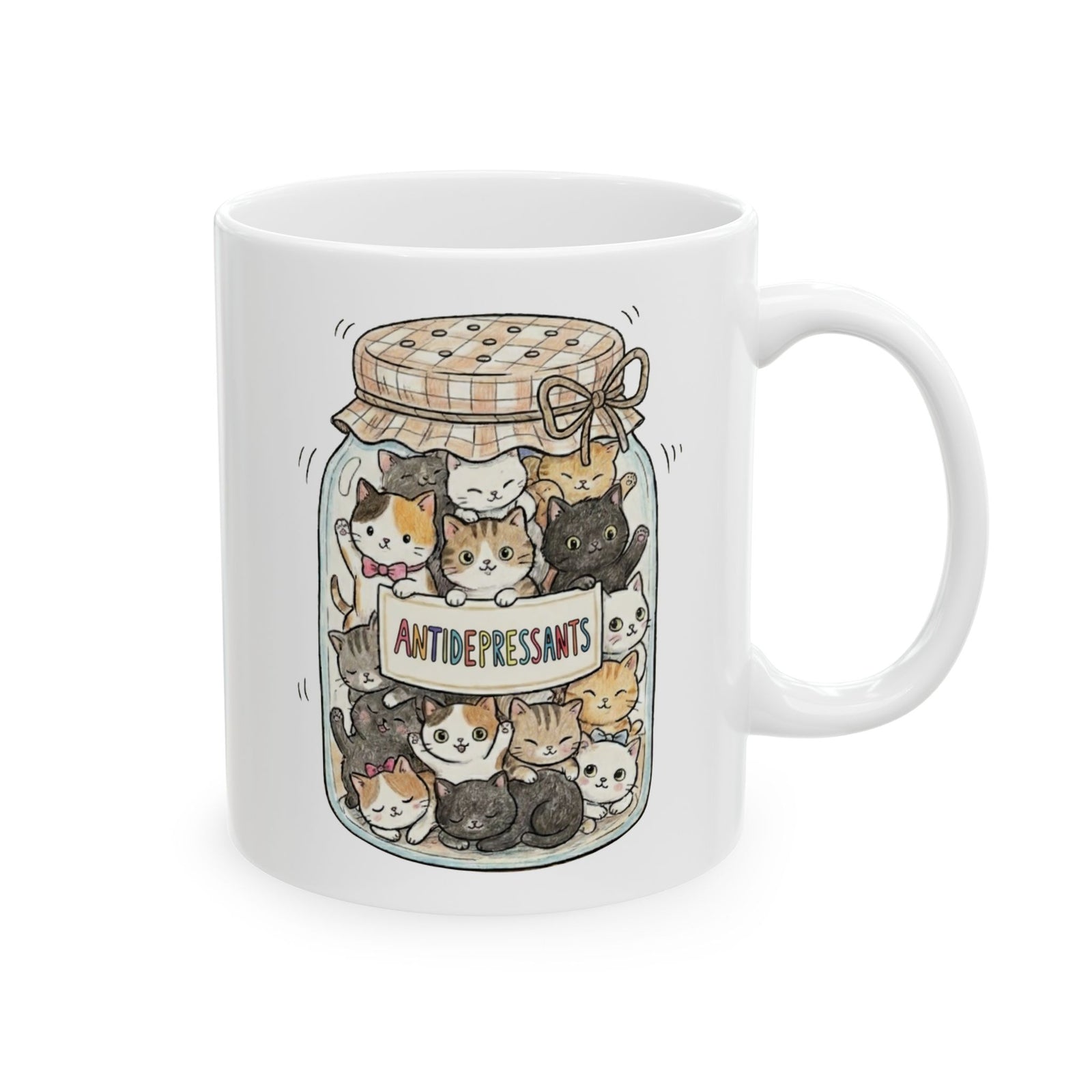 Cats Are My Antidepressants Mug — Funny Cat Lover Mug