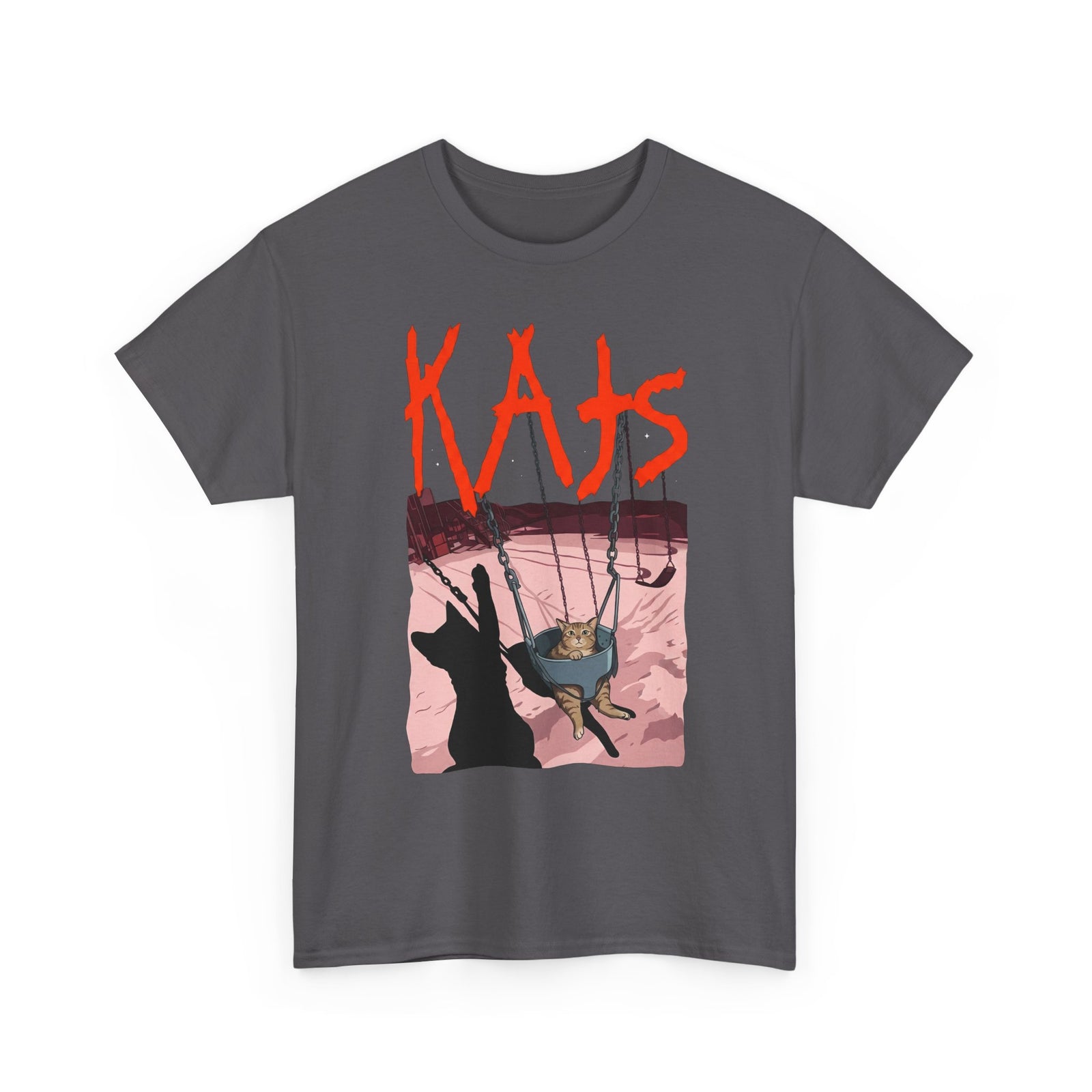 Rock Cat Band T-Shirt — Funny 'Kats' Album Parody Tee