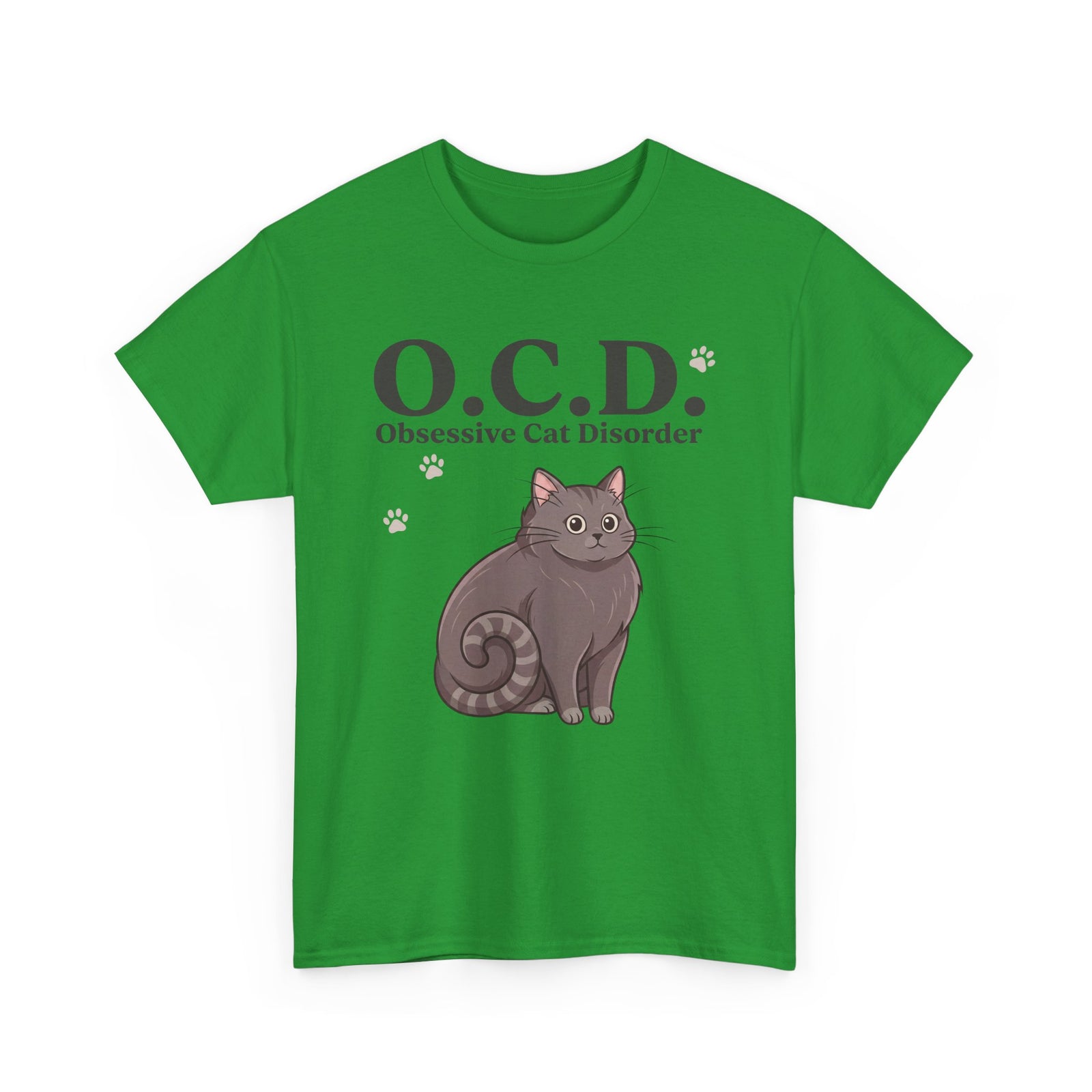 Obsessive Cat Disorder T-Shirt — O.C.D. Cat Lover Tee