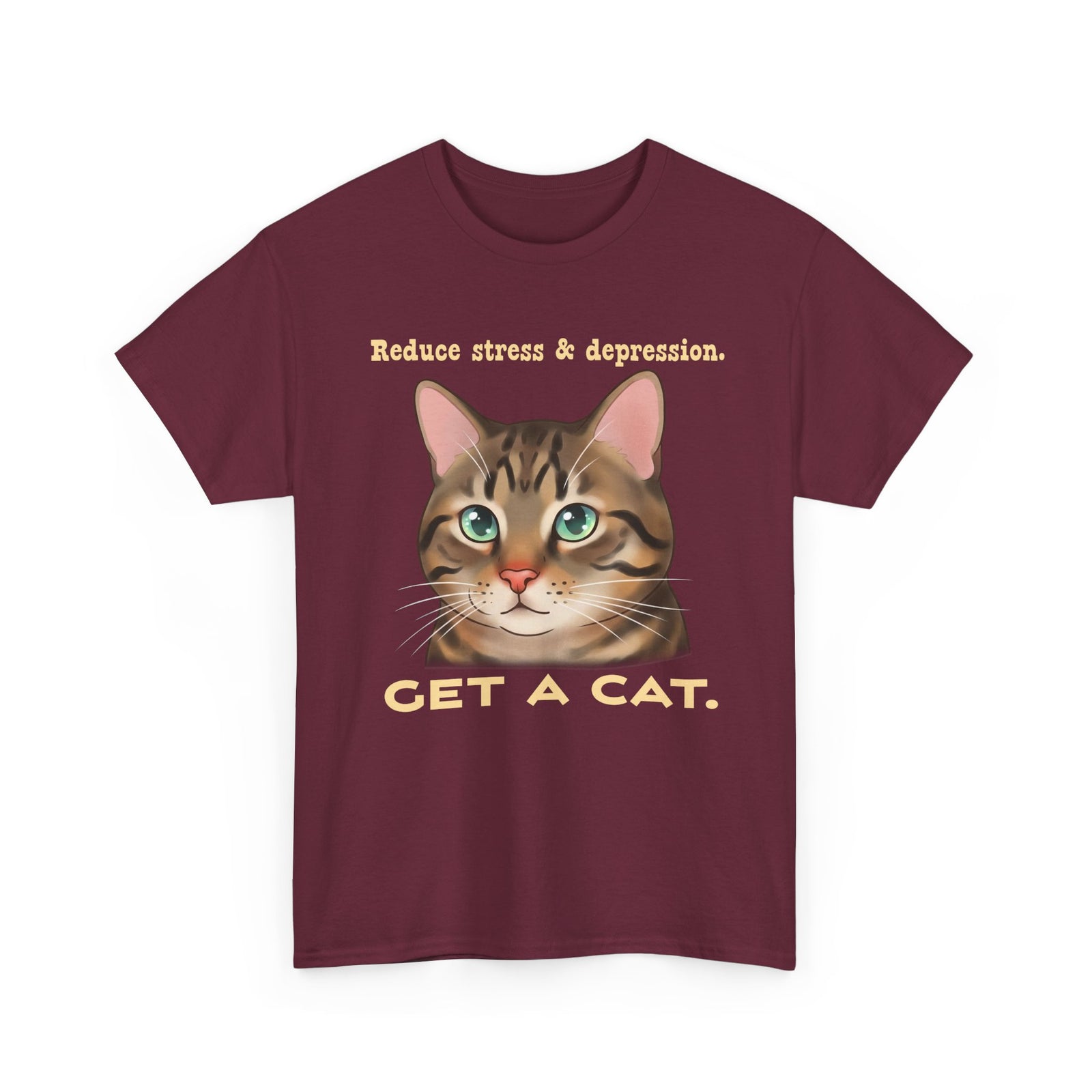 Get a Cat T-Shirt — Cute Cat Lover Tee