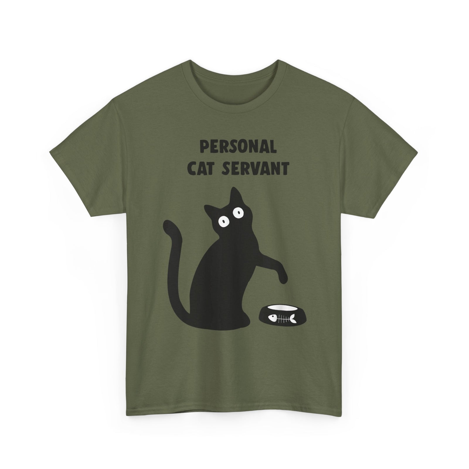 Personal Cat Servant T-Shirt — Funny Cat Tee