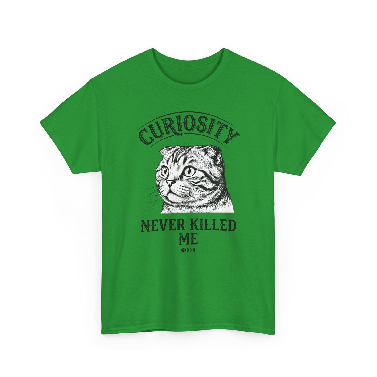 Curiosity Never Killed The Cat T-Shirt — Funny Cat Lover Tee