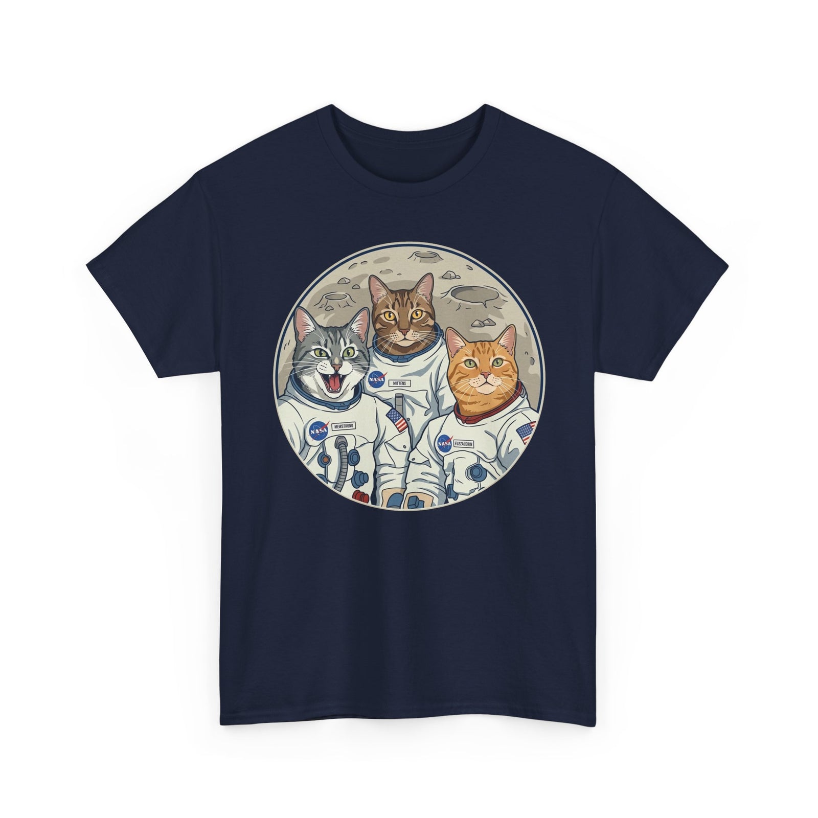 Sci‑Fi Astro Cat T-Shirt — Space Cat Graphic Tee