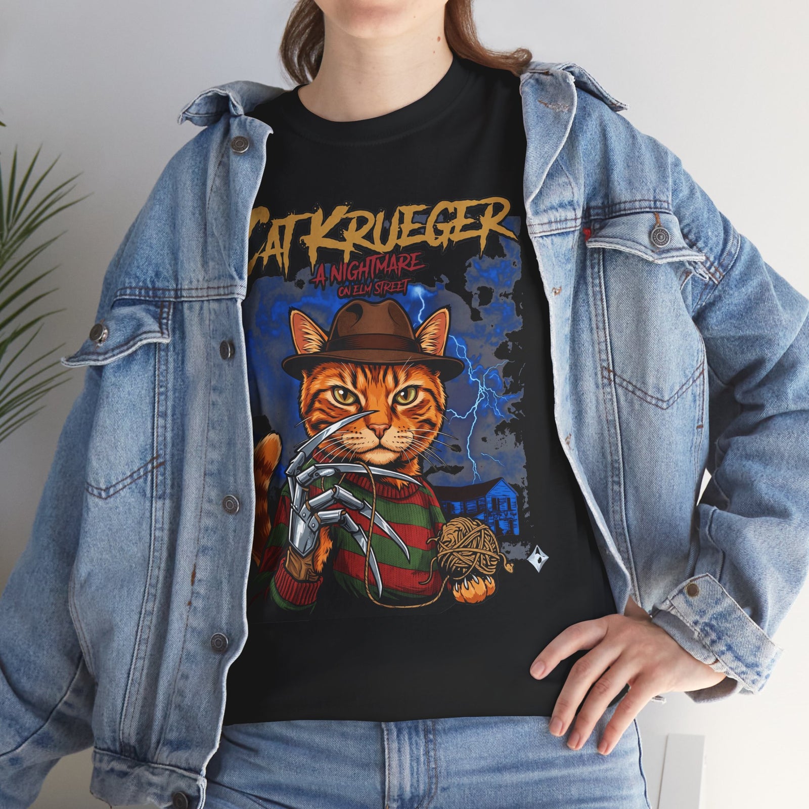 Cat Krueger Horror Cat T-Shirt