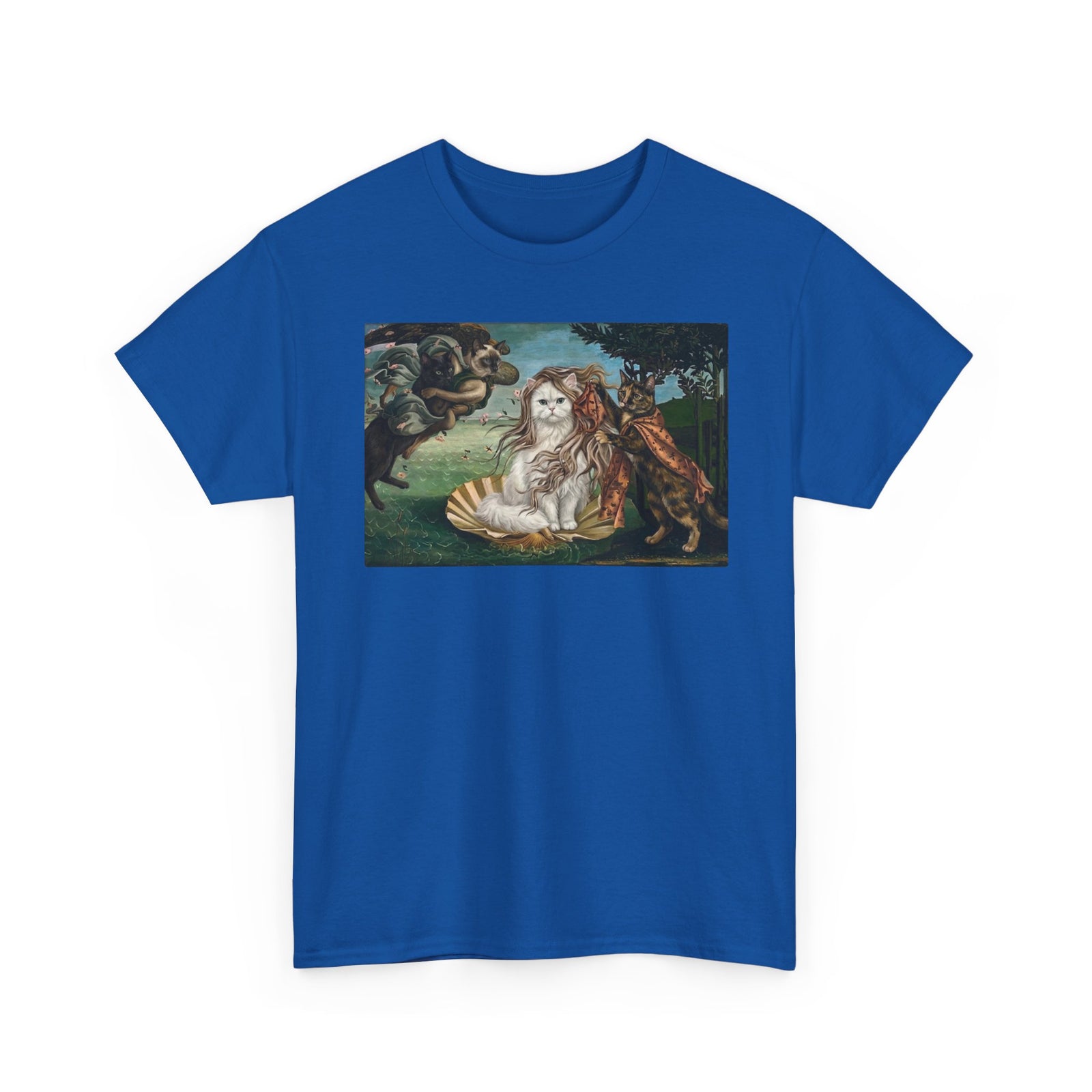 Birth of Venus Kitty T-Shirt — Vintage Art Cat Tee