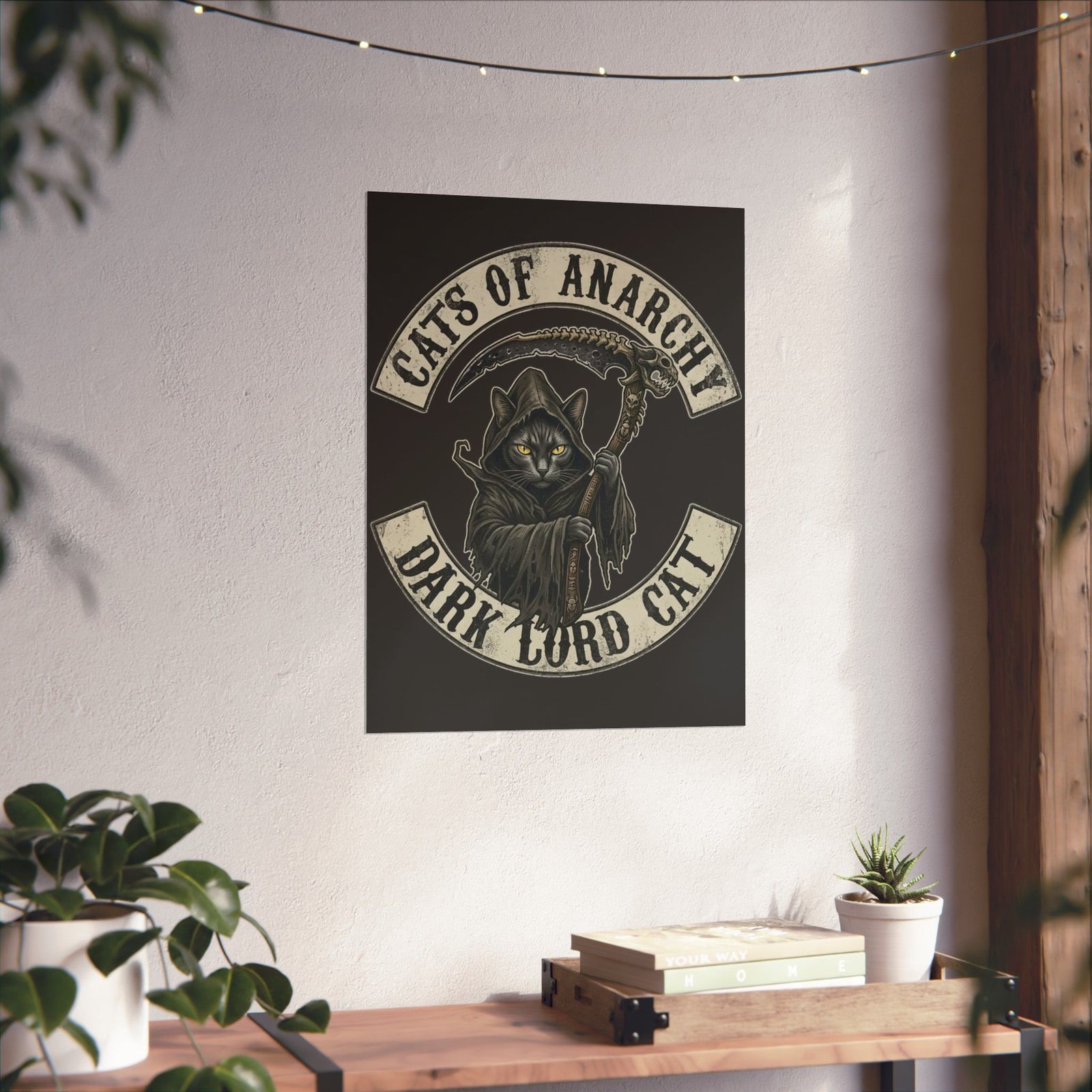 Dark Lord Cat Poster — Cats of Anarchy Graphic Poster