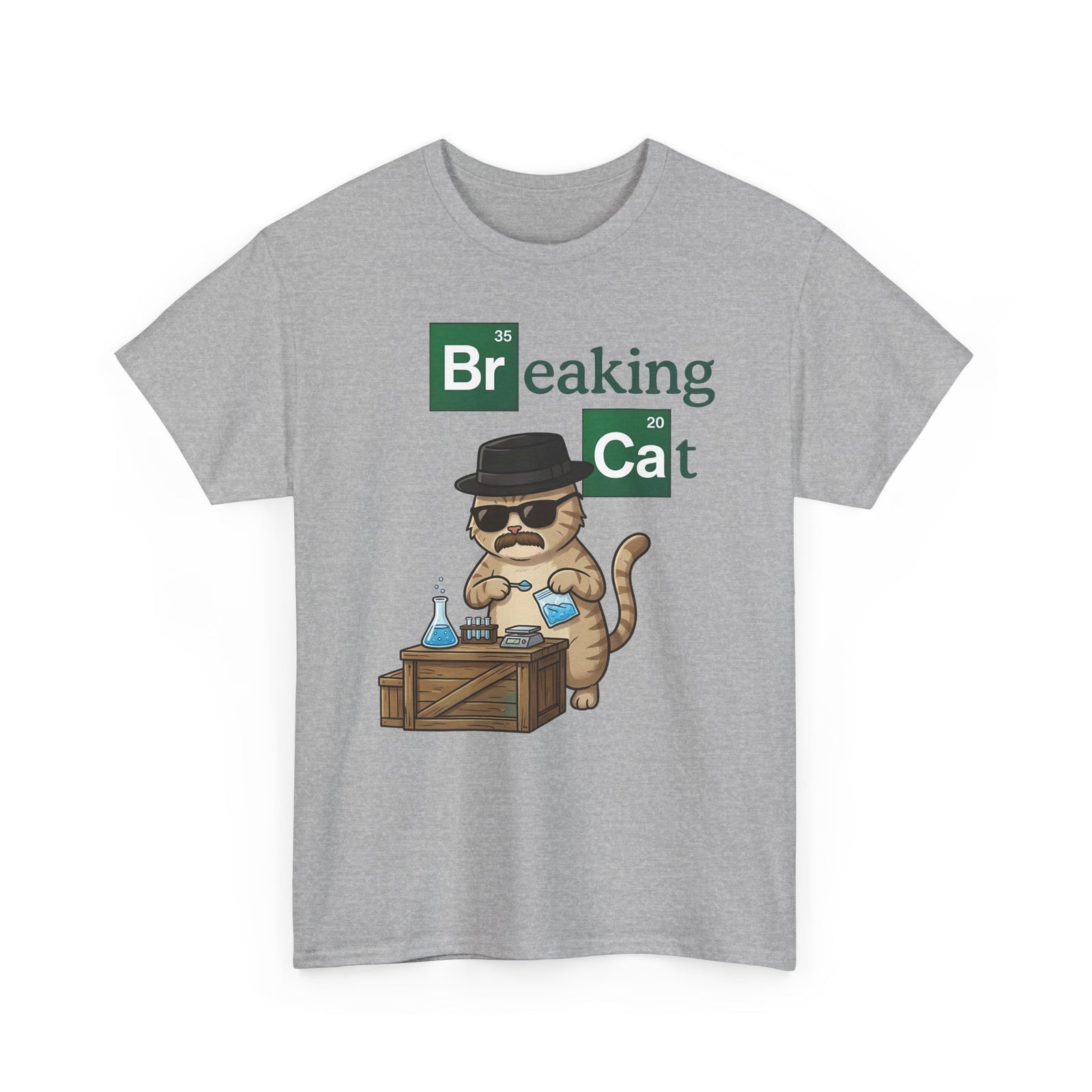 Breaking Cat T-Shirt — Funny Cat Graphic Tee
