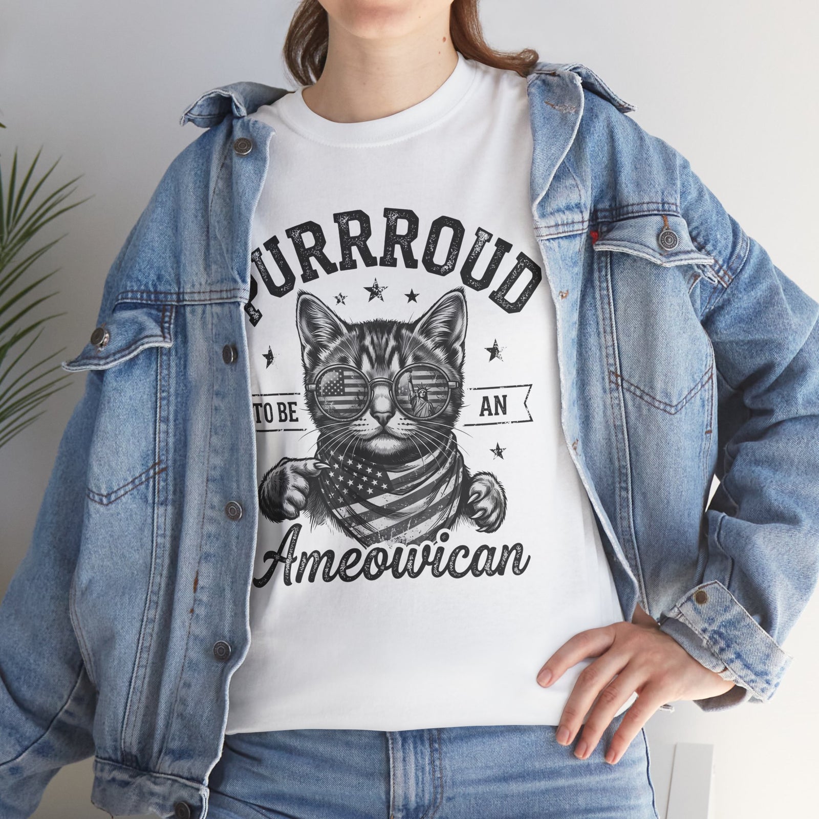 Purroud To Be An Ameowican T-Shirt