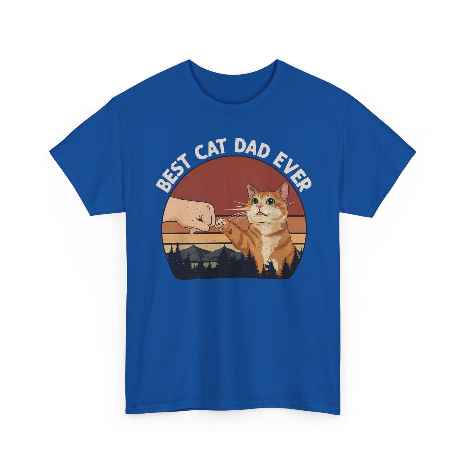 Best Cat Dad Ever Tee — Funny Cat Dad T-Shirt
