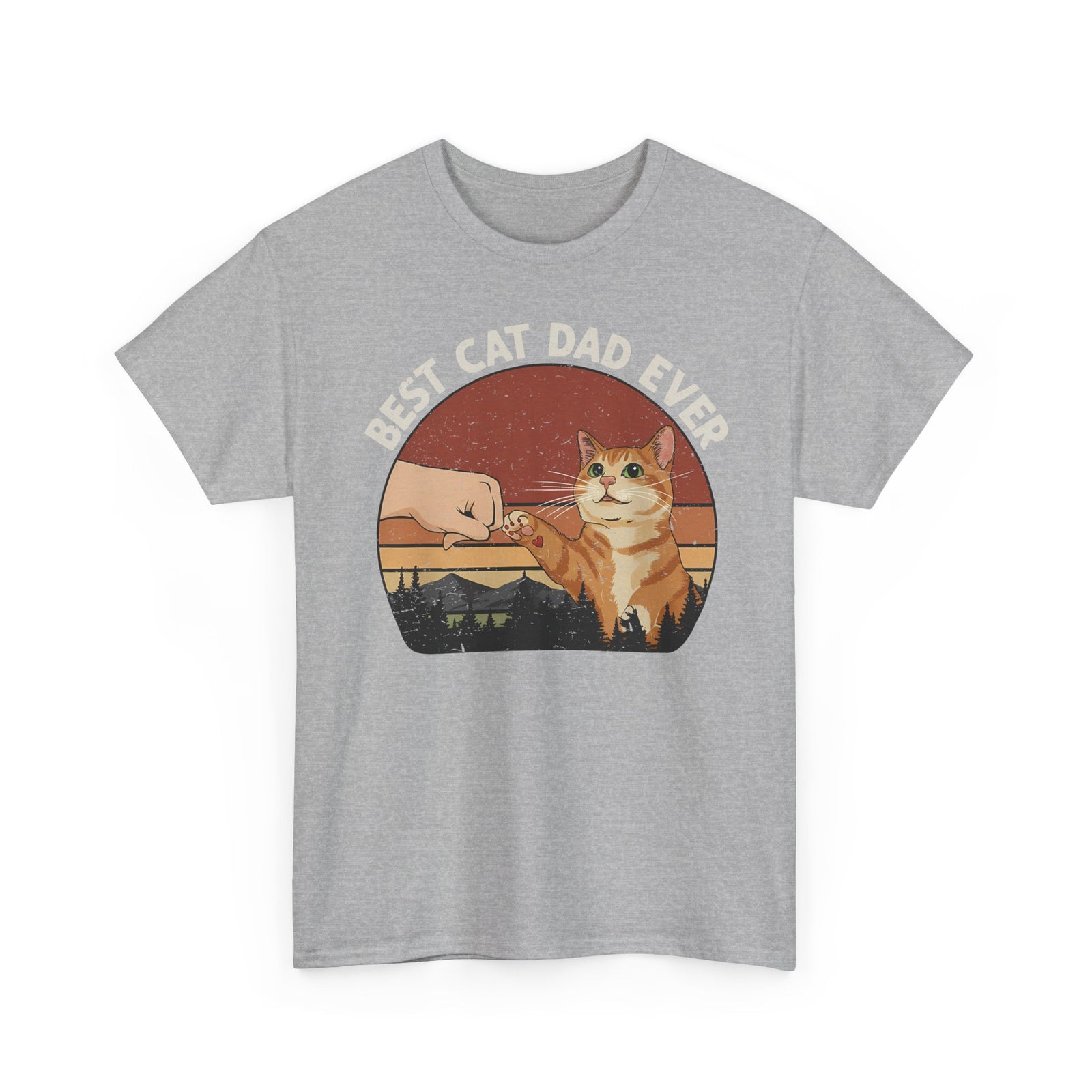 Best Cat Dad Ever Tee — Funny Cat Dad T-Shirt