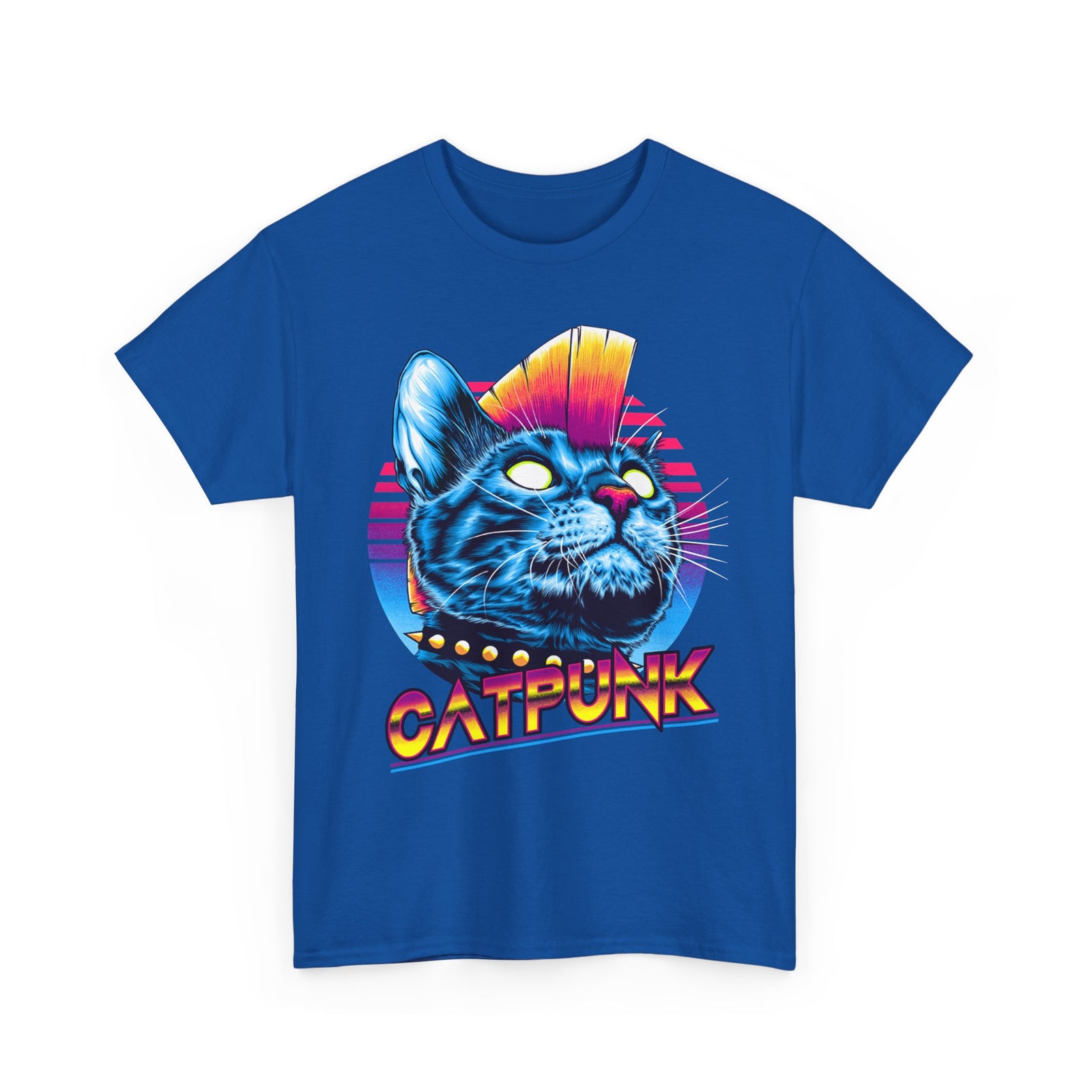 Cat Punk T-Shirt — Punk Rock Cat Graphic Tee