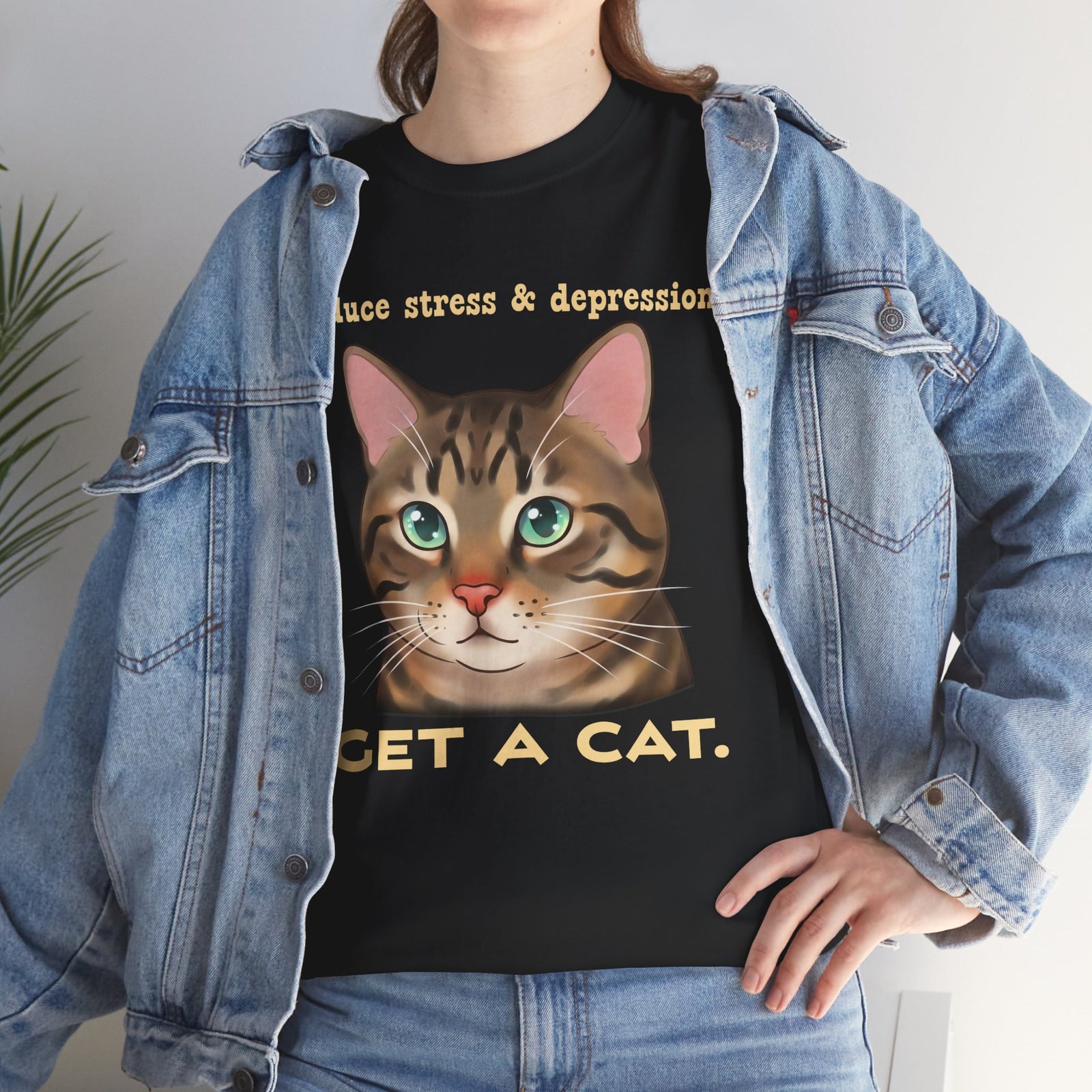Get a Cat T-Shirt — Cute Cat Lover Tee