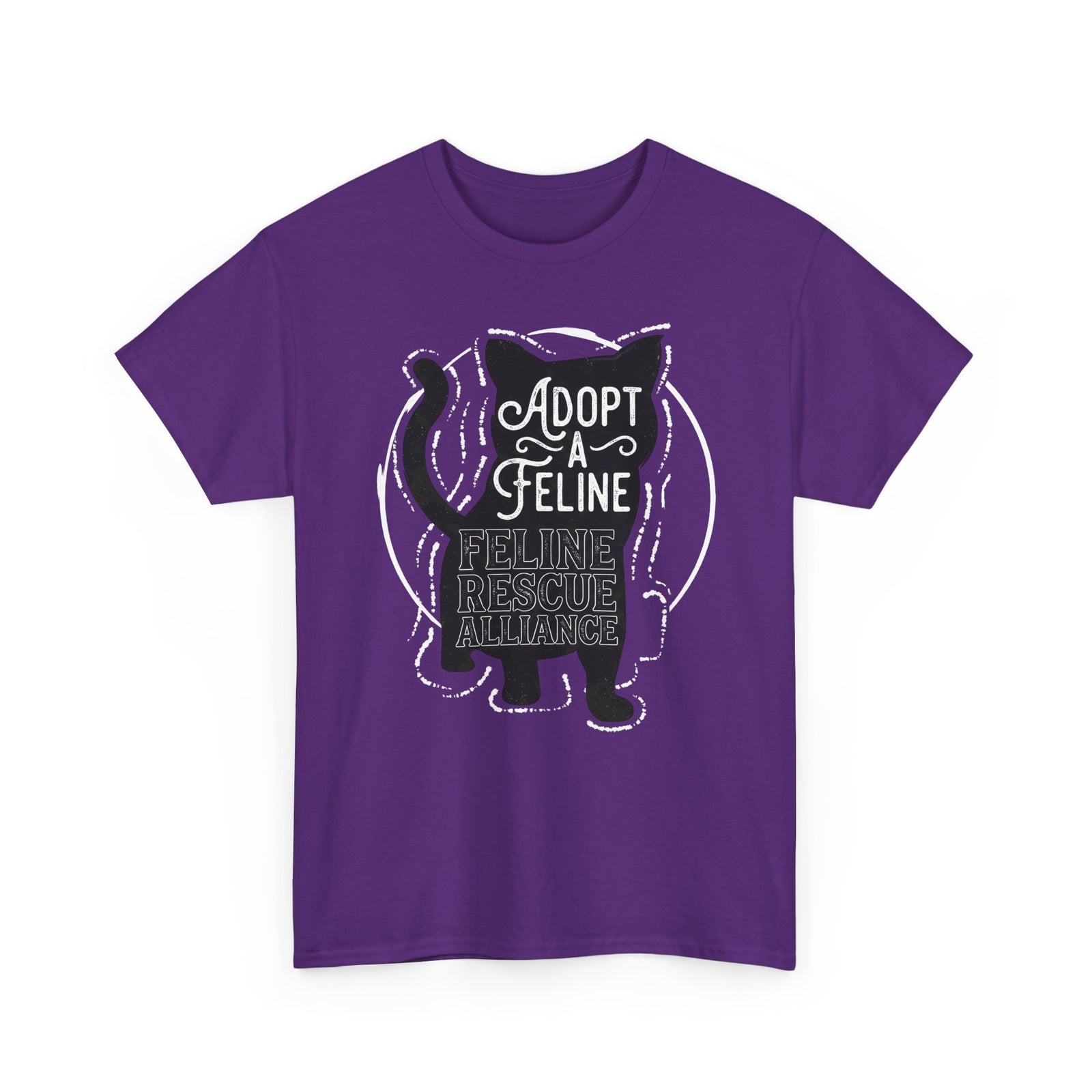 Adopt a Feline T-Shirt – Feline Rescue Alliance Cat Shirt, Cat Lover Graphic Tee