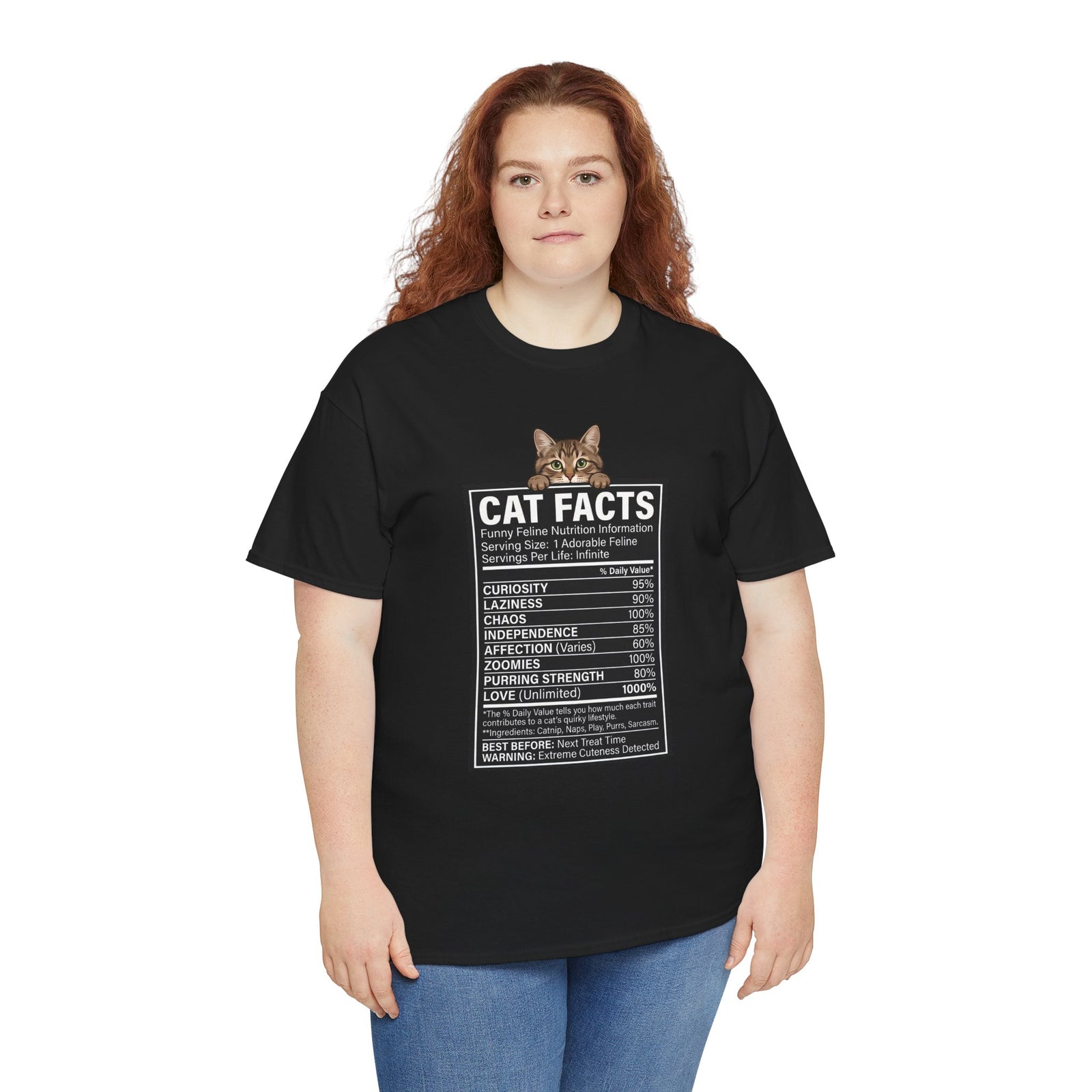 Cat Nutrition Facts T-Shirt