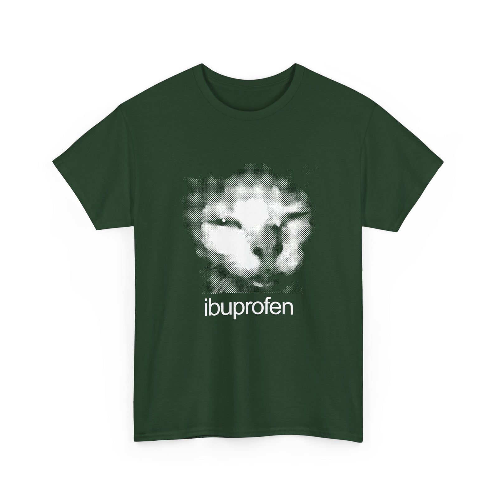 Funny Cat Meme Ibuprofen T-Shirt Humorous Pain Relief Graphic Tee