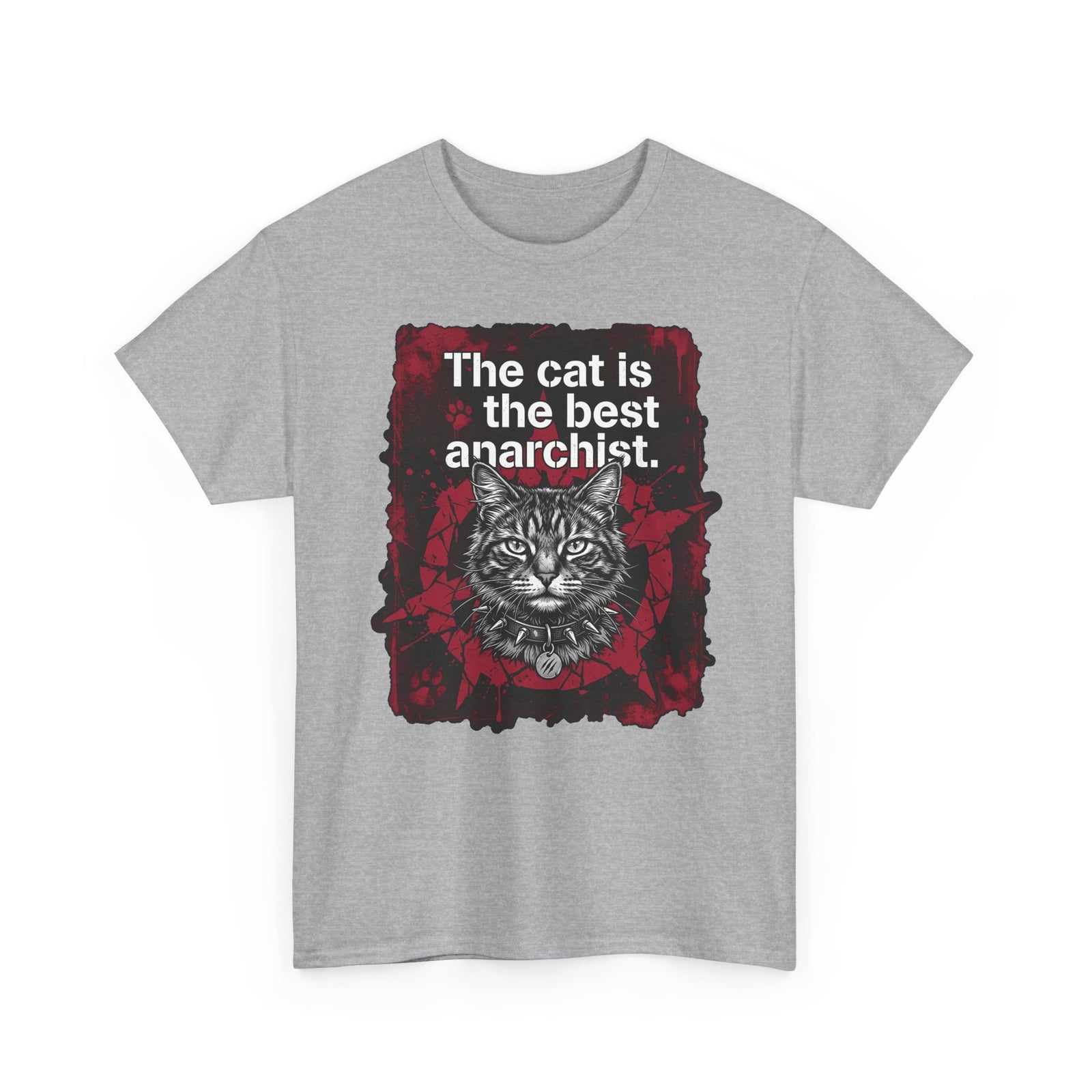 Anarchist Cat T-Shirt "The Cat Is the Best Anarchist"