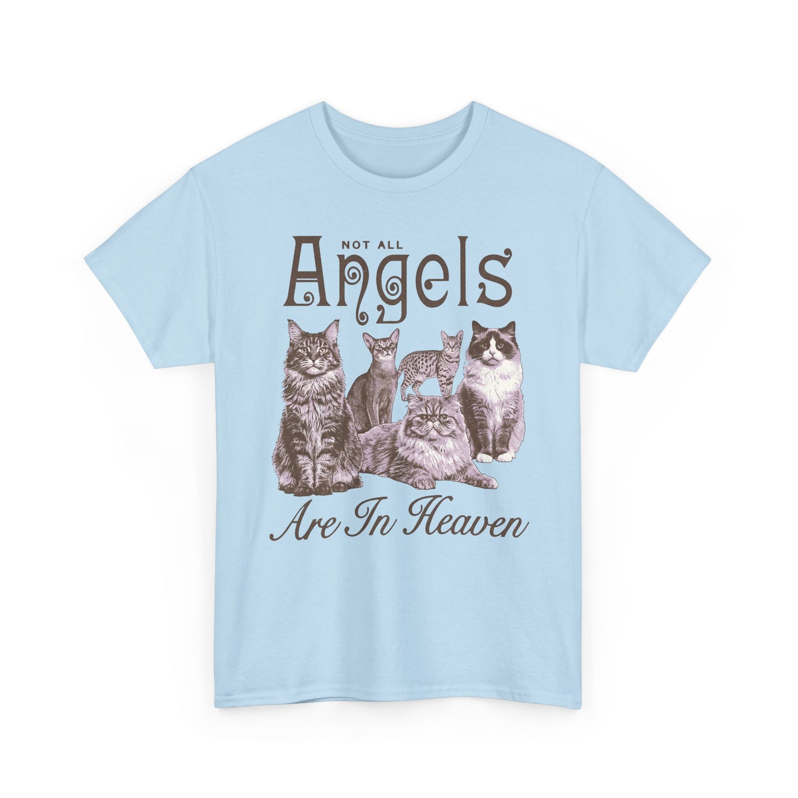 Not All Angels Are In Heaven T-Shirt — Cat Lovers Memorial Tee