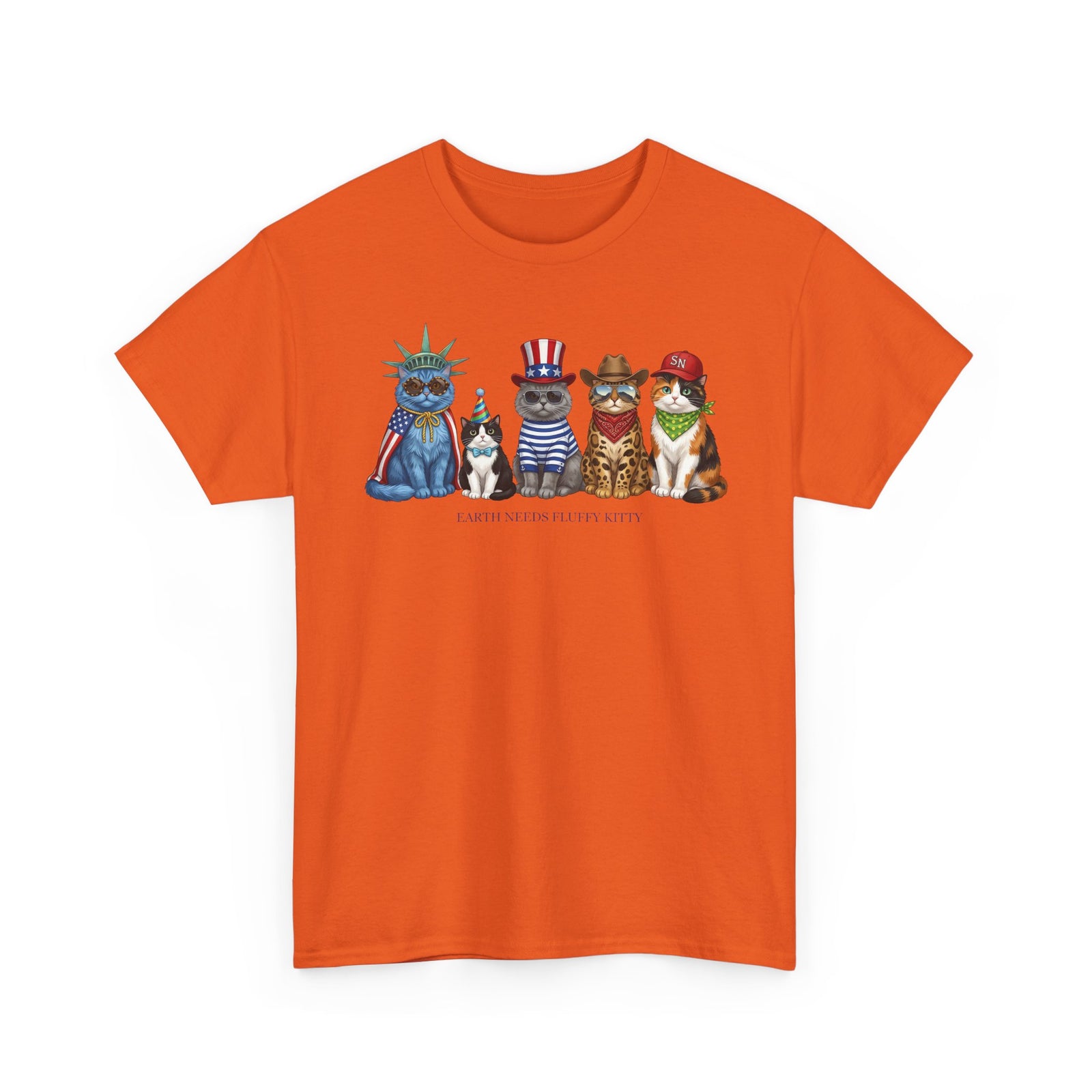Earth Needs Fluffy Kitty T-Shirt