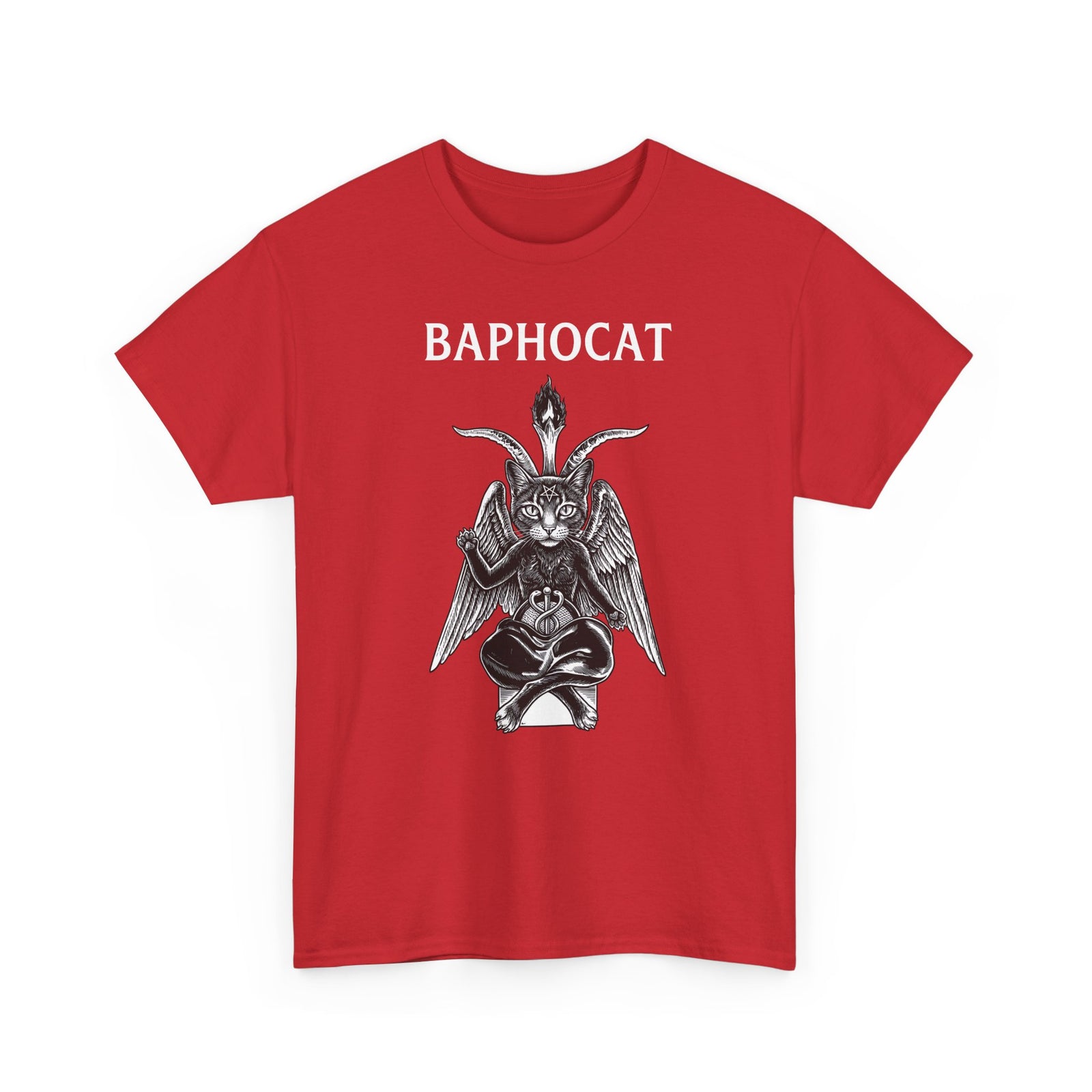 Baphocat Dark Evil Cat T-Shirt