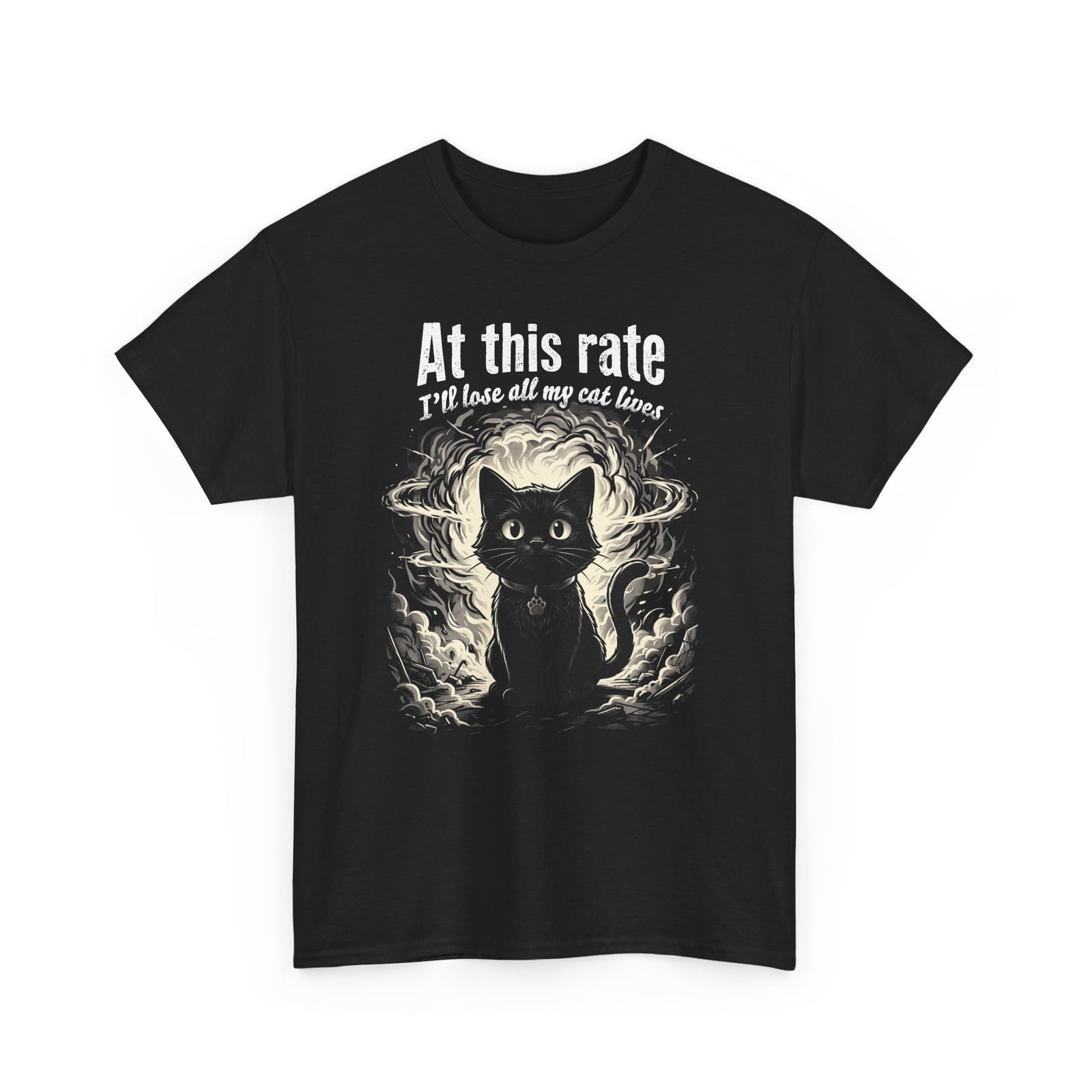 Apocalypse Cat T-Shirt Post-Apocalyptic Cat Graphic Tee