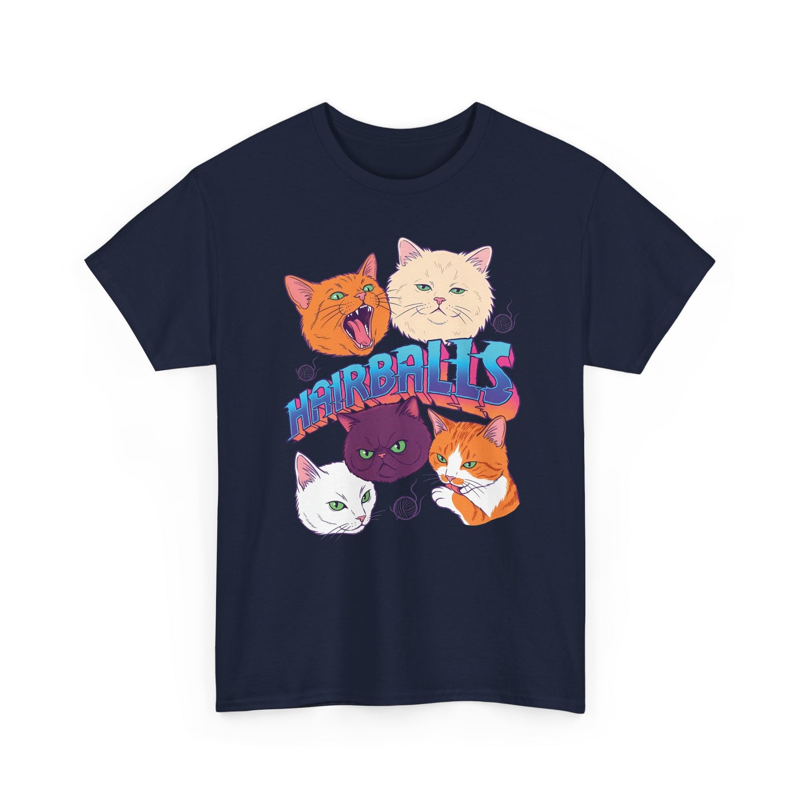 Cats Hairballs T-Shirt — Funny Cat Lover Tee