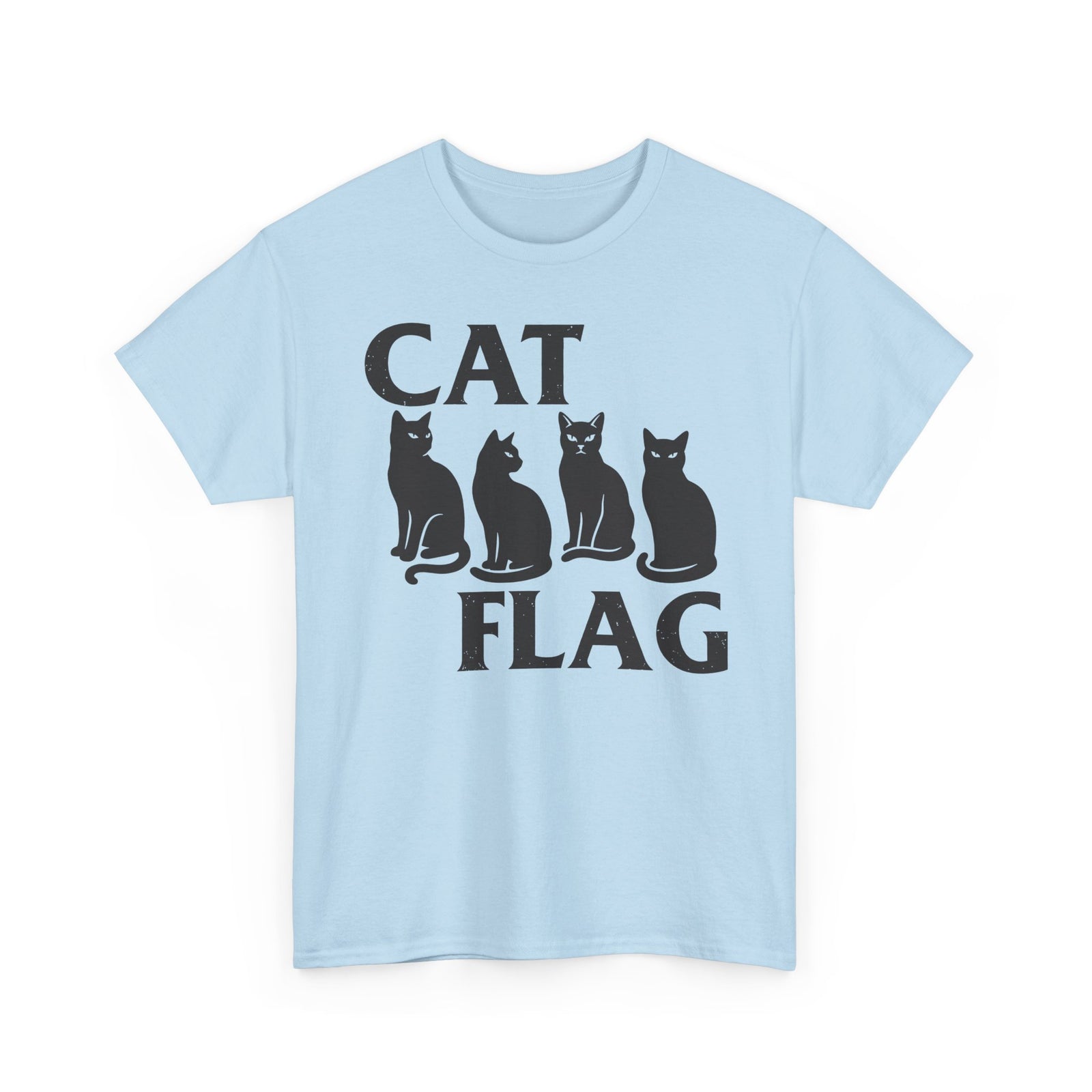 Cat Flag T-Shirt — Pride-Inspired Feline Graphic Tee