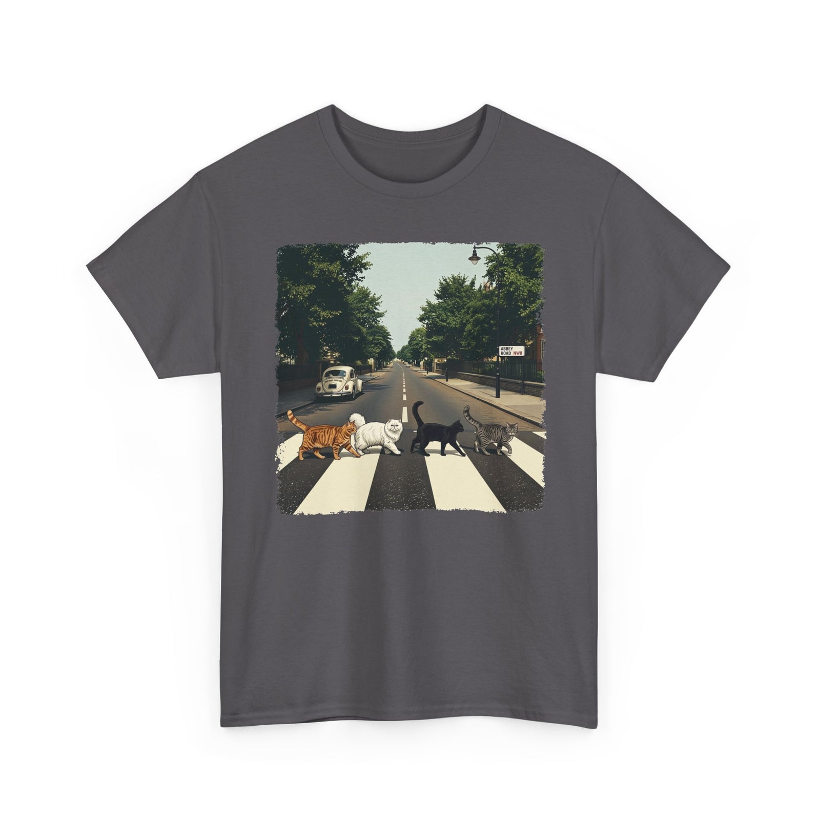 Cat Crossing Graphic Tee