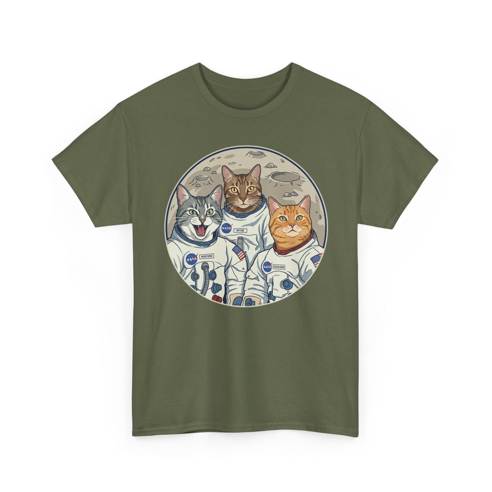 Sci‑Fi Astro Cat T-Shirt — Space Cat Graphic Tee