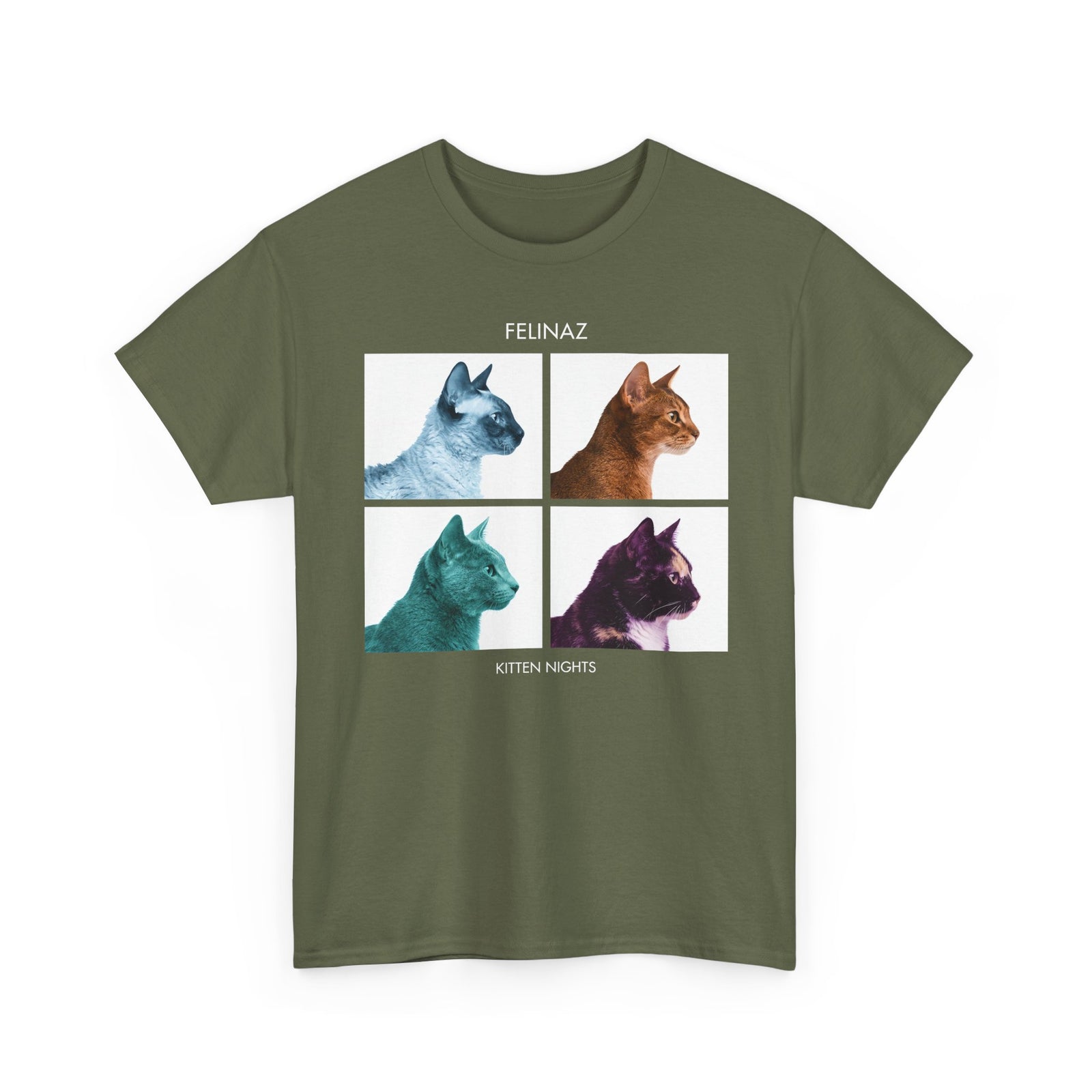 Felinaz Kitten Night Cat Parody T-Shirt