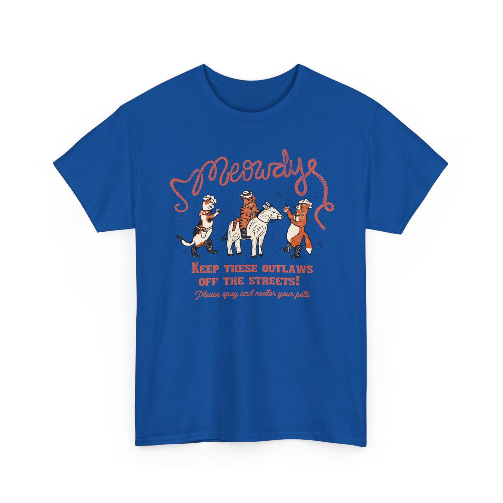 Meowdy Cat T-Shirt — Funny Cowgirl Cat Tee