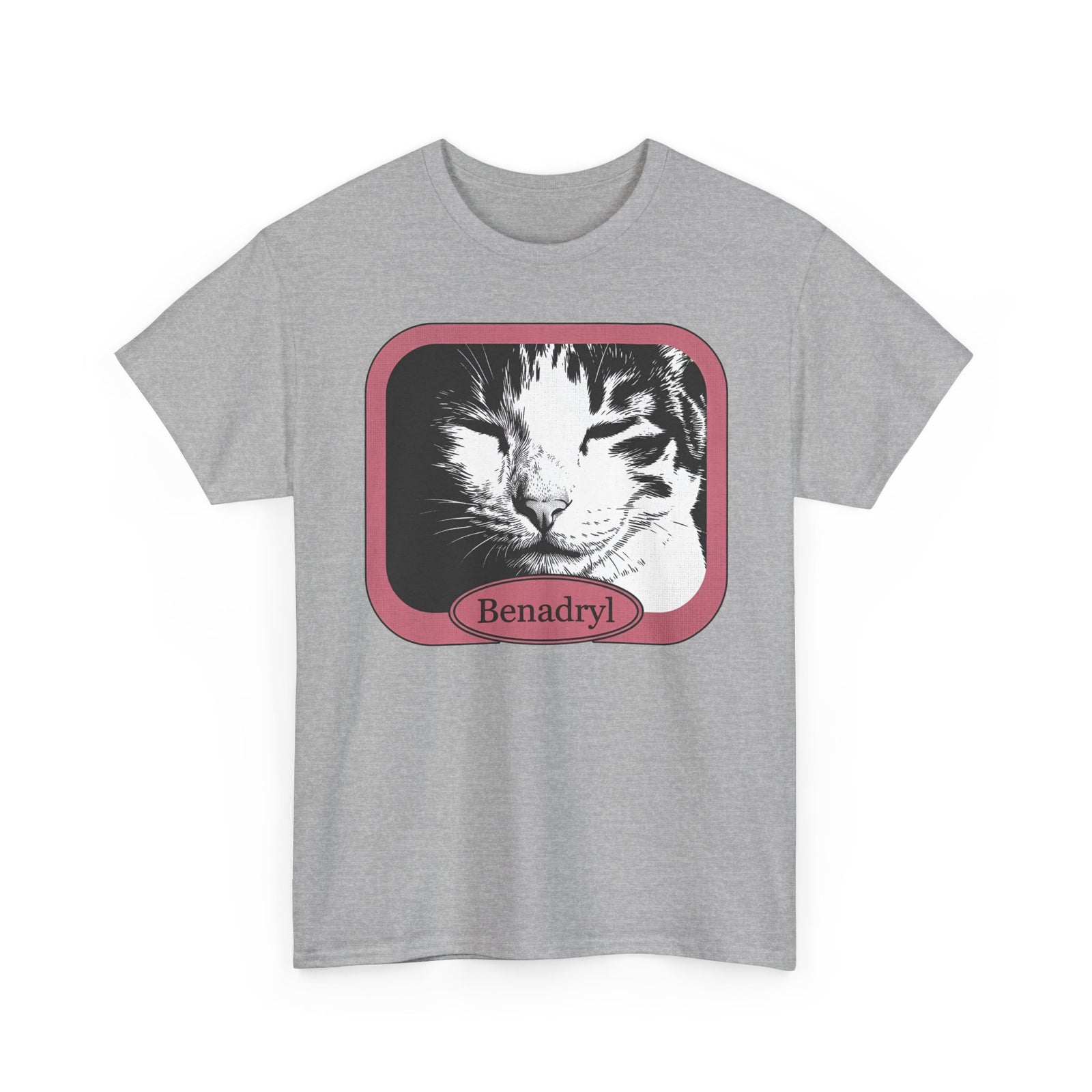 Cat After Benadryl T-Shirt — Funny Groggy Cat Tee