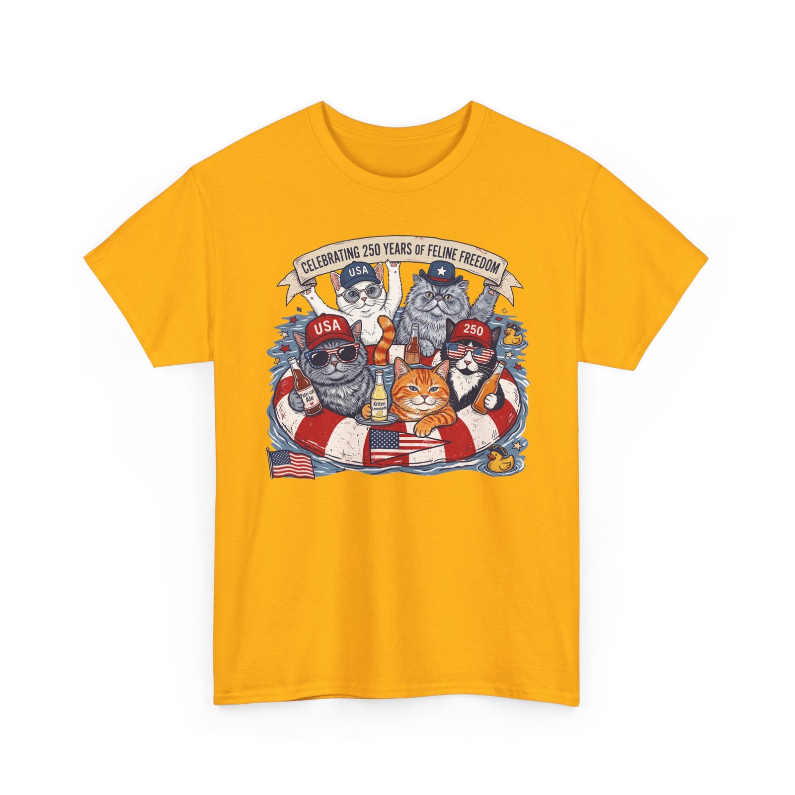 250 Years of Feline Freedom T-Shirt