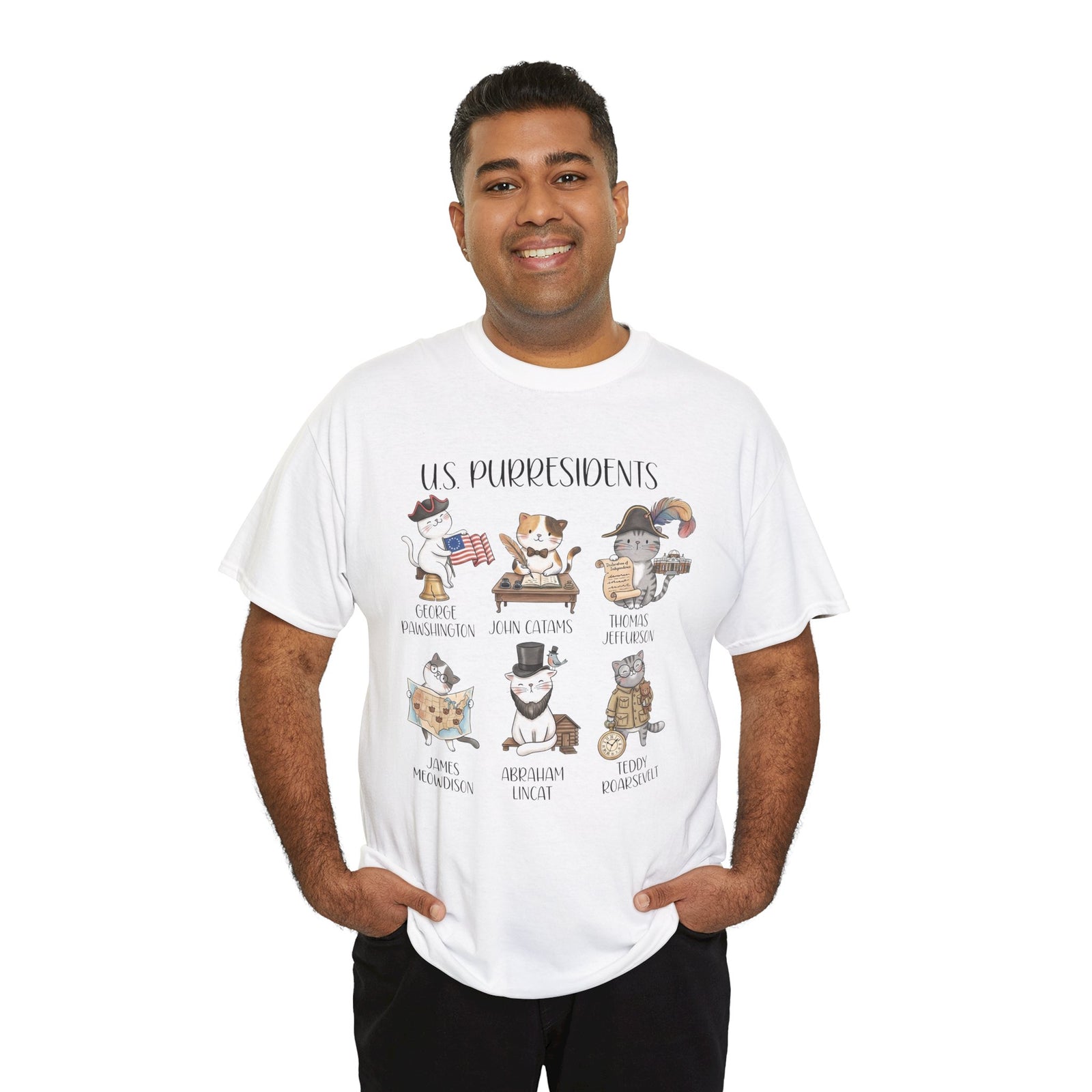 US Purresidents Funny Cat T-Shirt