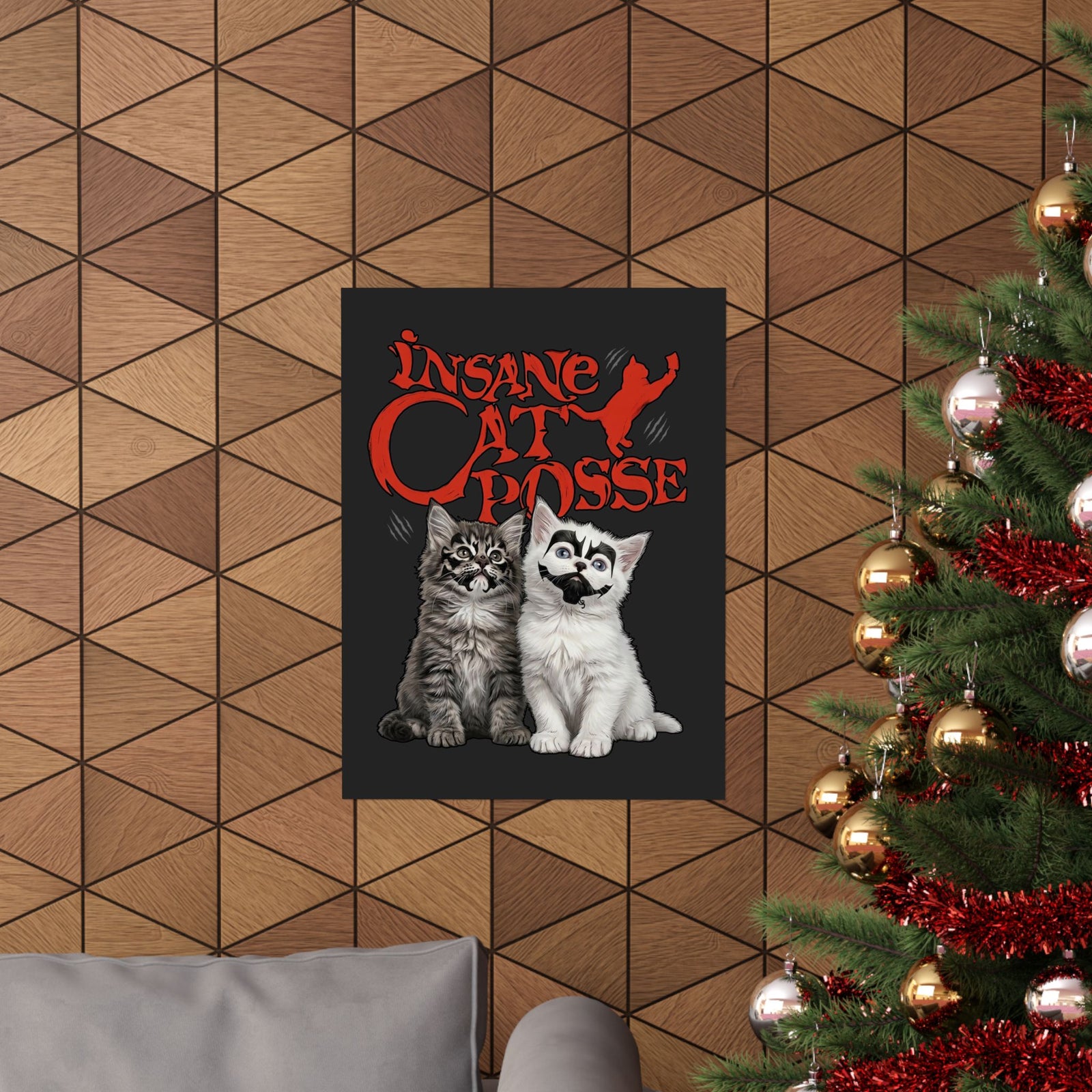 Insane Cat Posse Poster